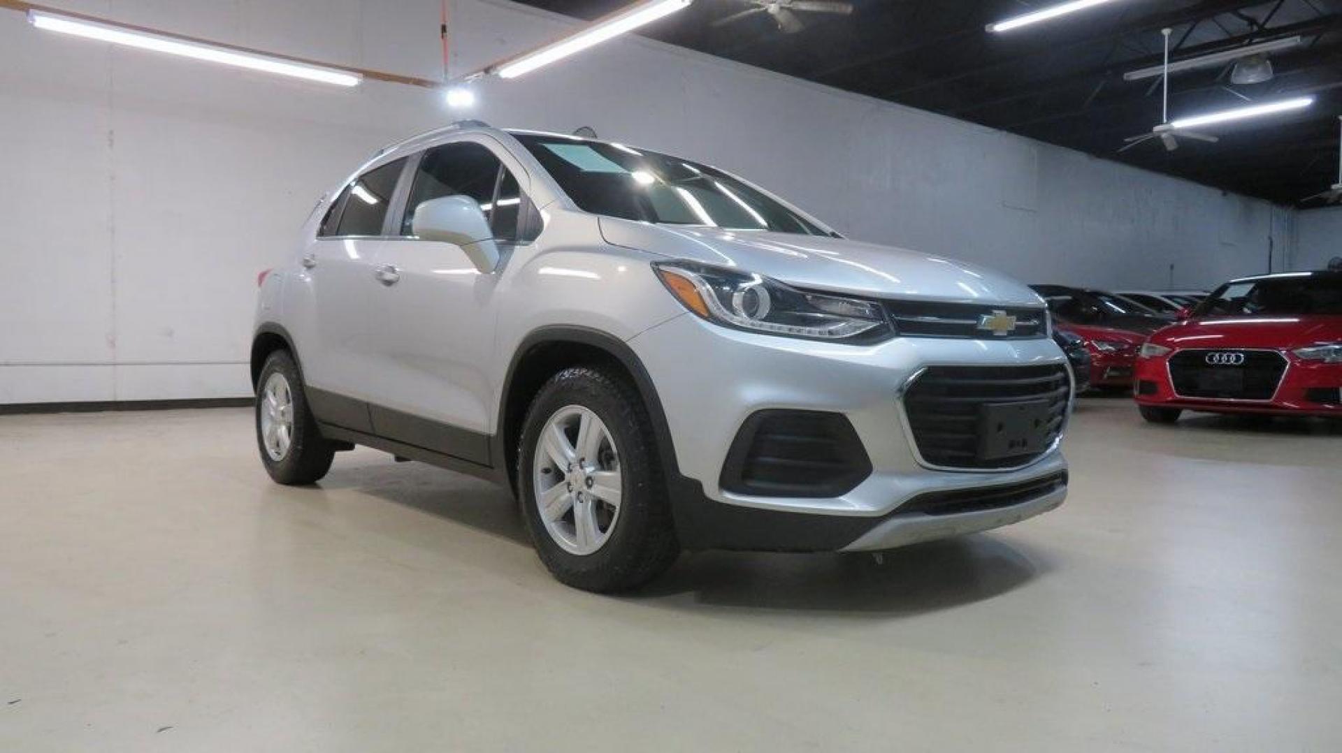 2019 Silver Ice Metallic /Jet Black Chevrolet Trax LT (KL7CJLSB1KB) with an ECOTEC 1.4L I4 SMPI DOHC Turbocharged VVT engine, Automatic transmission, located at 15300 Midway Rd., Addison, TX, 75001, (972) 702-0011, 32.958321, -96.838074 - 2019 Chevrolet Trax LT<br>Now Available at Midway Auto Group Addison, Texas<br><br>Compact, agile, and packed with modern technology, the 2019 Chevrolet Trax LT is the ideal urban SUV for drivers seeking versatility and efficiency. Whether navigating the busy streets of Addison or setting out on lo - Photo#1
