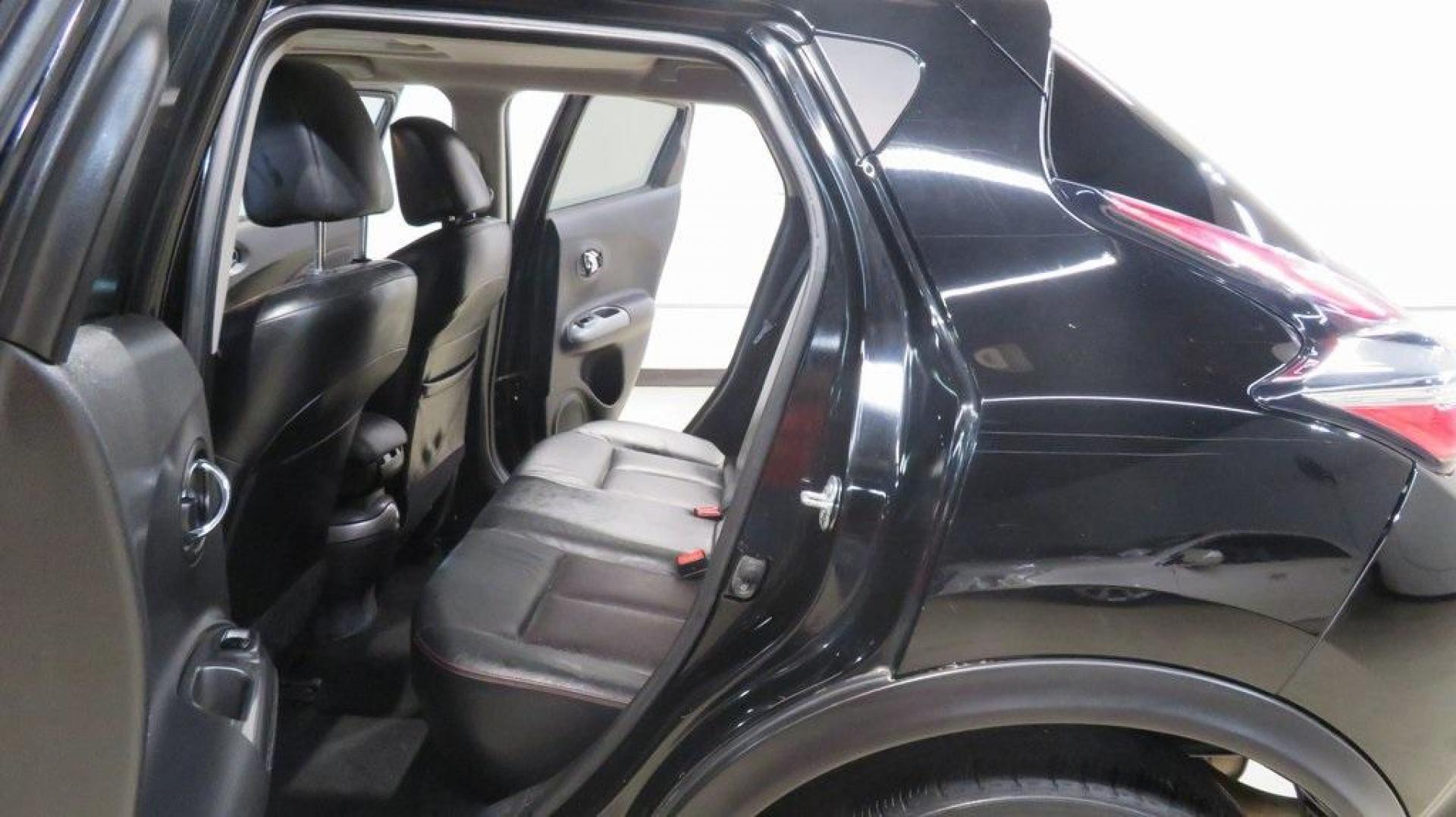 2017 Super Black /Black Nissan Juke SL (JN8AF5MV9HT) with an 1.6L I4 DOHC 16V engine, CVT transmission, located at 15300 Midway Rd., Addison, TX, 75001, (972) 702-0011, 32.958321, -96.838074 - 2017 Nissan Juke SV<br>Now Available at Midway Auto Group Addison, Texas<br><br>The 2017 Nissan Juke SV brings bold design, turbocharged performance, and smart versatility to the compact crossover segment. Perfectly sized for maneuvering through Addisons streets yet sporty enough for weekend advent - Photo#16