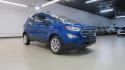2018 Lightning Blue /Ebony Black Ford EcoSport SE (MAJ3P1TE7JC) with an EcoBoost 1.0L I3 GTDi DOHC Turbocharged VCT engine, Automatic transmission, located at 15300 Midway Rd., Addison, TX, 75001, (972) 702-0011, 32.958321, -96.838074 - 2018 Ford EcoSport SE<br>Now Available at Midway Auto Group Addison, Texas<br><br>Compact, capable, and loaded with tech, the 2018 Ford EcoSport SE is designed for today's active lifestyle. Perfectly sized for maneuvering through Addisons busy streets, yet comfortable enough for road trips across T - Photo#1
