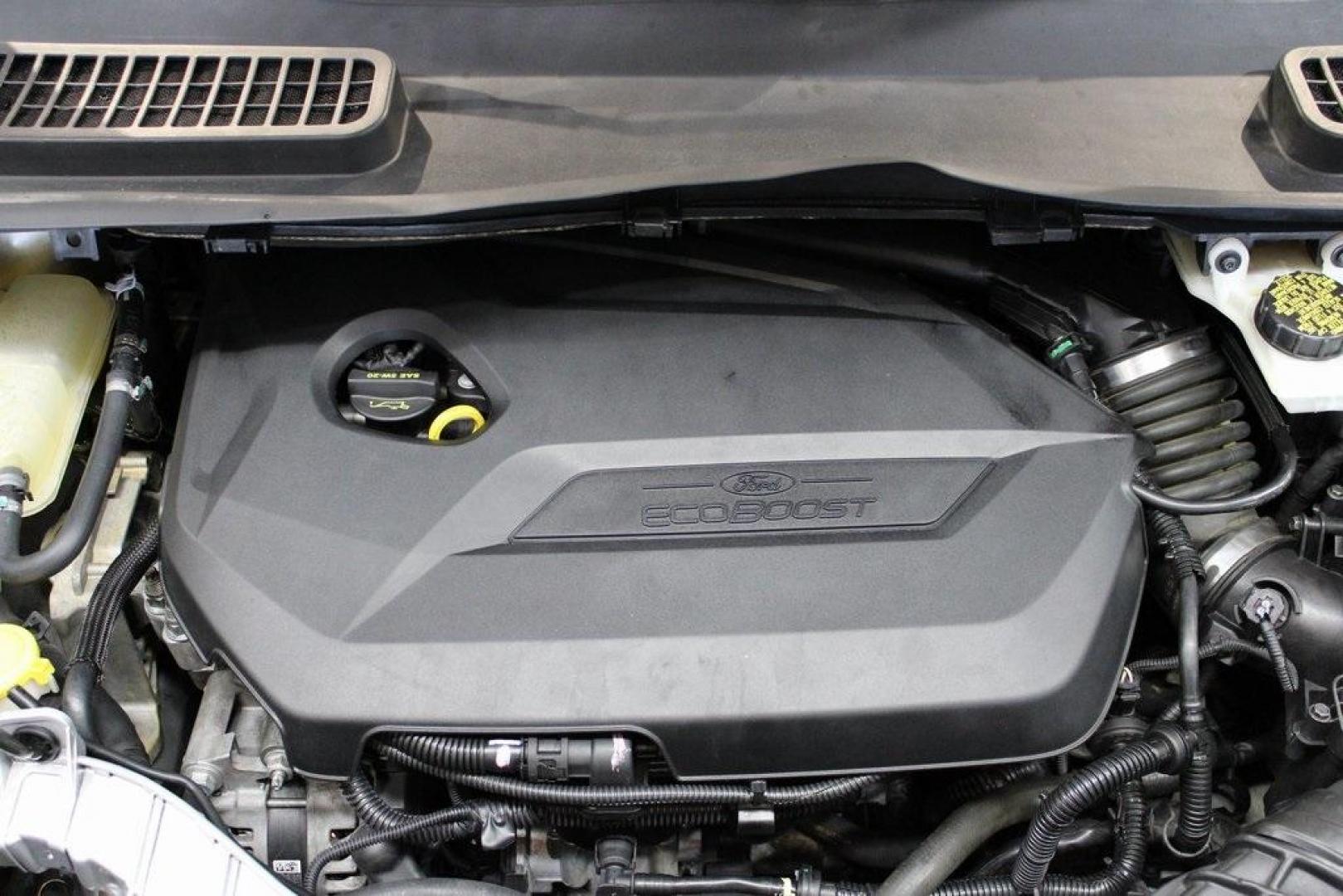2014 Ingot Silver /Black Ford Escape SE (1FMCU0GX0EU) with an EcoBoost 1.6L I4 GTDi DOHC Turbocharged VCT engine, Automatic transmission, located at 15300 Midway Rd., Addison, TX, 75001, (972) 702-0011, 32.958321, -96.838074 - Photo#27