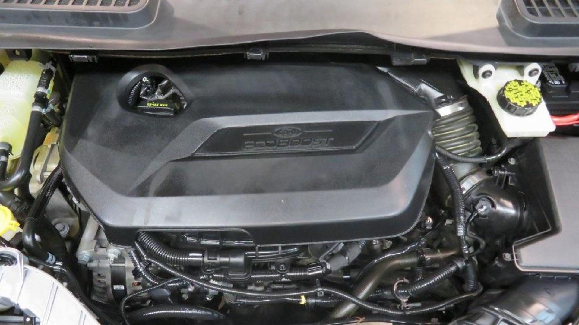 2014 Ingot Silver /Black Ford Escape SE (1FMCU0GX0EU) with an EcoBoost 1.6L I4 GTDi DOHC Turbocharged VCT engine, Automatic transmission, located at 15300 Midway Rd., Addison, TX, 75001, (972) 702-0011, 32.958321, -96.838074 - 2014 Ford Escape SE<br>Now Available at Midway Auto Group Addison, Texas<br><br>Versatile, efficient, and packed with comfort, the 2014 Ford Escape SE is a smart choice for drivers who need capability without sacrificing style. Whether you're commuting through Addison or embarking on weekend getawa - Photo#29