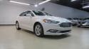 2018 White Platinum /Ebony Ford Fusion SE (3FA6P0HDXJR) with an 1.5L EcoBoost engine, Automatic transmission, located at 15300 Midway Rd., Addison, TX, 75001, (972) 702-0011, 32.958321, -96.838074 - Photo#1