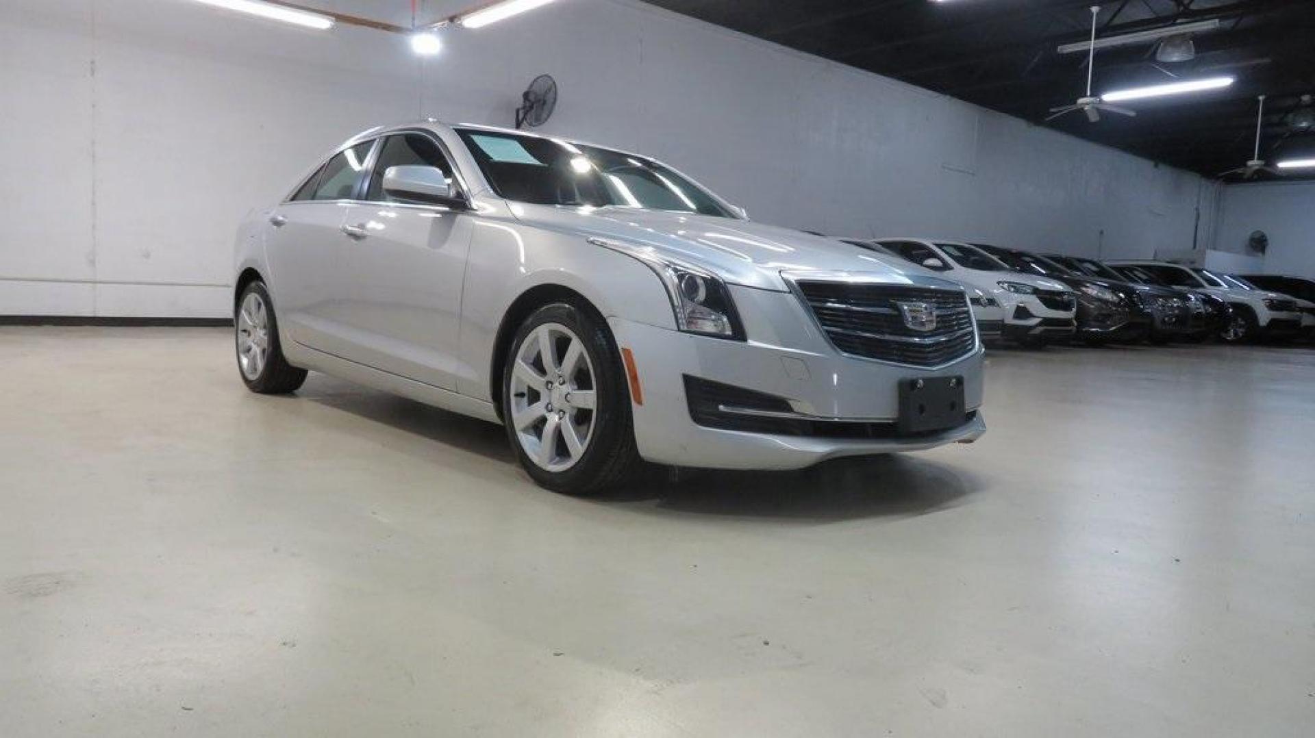 2016 Radiant Silver Metallic /Jet Black With Jet Black Accents Cadillac ATS 2.5L (1G6AA5RA4G0) with an 2.5L I4 DI DOHC VVT engine, Automatic transmission, located at 15300 Midway Rd., Addison, TX, 75001, (972) 702-0011, 32.958321, -96.838074 - Photo#1