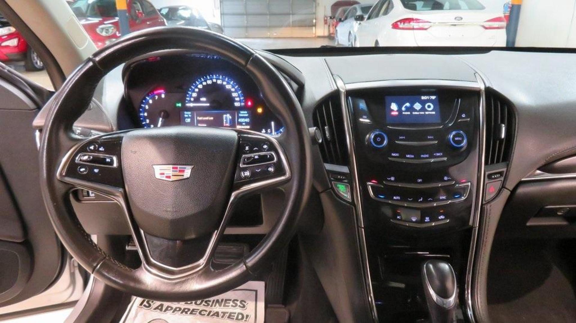 2016 Radiant Silver Metallic /Jet Black With Jet Black Accents Cadillac ATS 2.5L (1G6AA5RA4G0) with an 2.5L I4 DI DOHC VVT engine, Automatic transmission, located at 15300 Midway Rd., Addison, TX, 75001, (972) 702-0011, 32.958321, -96.838074 - Photo#18