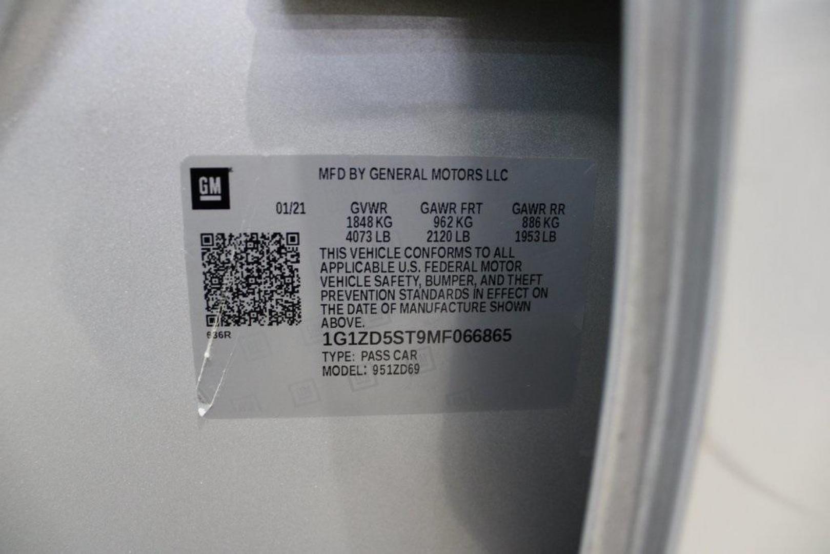 2021 Silver Ice Metallic /Jet Black Chevrolet Malibu LT (1G1ZD5ST9MF) with an 1.5L DOHC engine, CVT transmission, located at 15300 Midway Rd., Addison, TX, 75001, (972) 702-0011, 32.958321, -96.838074 - 2021 Chevrolet Malibu LT<br>Now Available at Midway Auto Group Addison, Texas<br><br>Sleek, modern, and well-equipped, the 2021 Chevrolet Malibu LT offers midsize comfort with standout style and impressive fuel efficiency. Whether you're commuting through Addison or heading out on a weekend trip ac - Photo#29