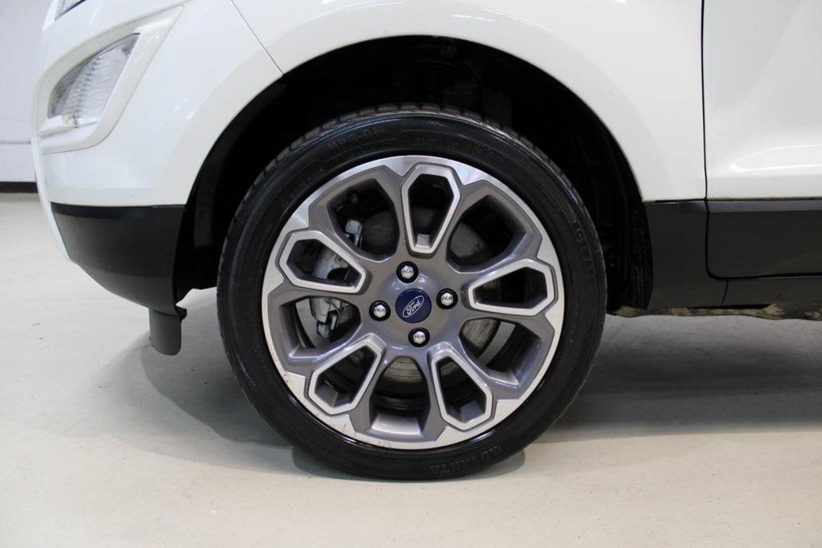 2020 Diamond White /Black Ford EcoSport Titanium (MAJ6S3KL0LC) with an 2.0L I4 Ti-VCT GDI engine, Automatic transmission, located at 15300 Midway Rd., Addison, TX, 75001, (972) 702-0011, 32.958321, -96.838074 - 2020 Ford EcoSport Titanium AWD<br>Now Available at Midway Auto Group Addison, Texas<br><br>Stylish, compact, and loaded with features, the 2020 Ford EcoSport Titanium AWD is the perfect SUV for drivers who want versatility, premium comfort, and all-weather capability. With its intelligent all-whee - Photo#9