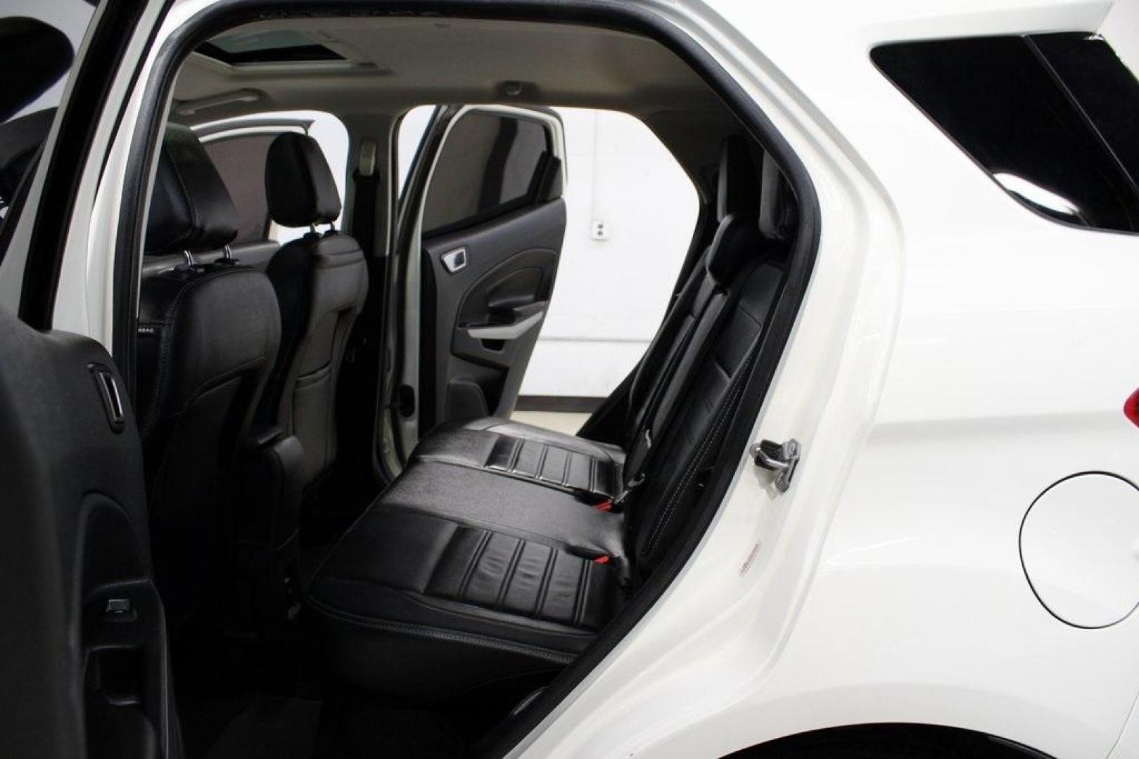 2020 Diamond White /Black Ford EcoSport Titanium (MAJ6S3KL0LC) with an 2.0L I4 Ti-VCT GDI engine, Automatic transmission, located at 15300 Midway Rd., Addison, TX, 75001, (972) 702-0011, 32.958321, -96.838074 - 2020 Ford EcoSport Titanium AWD<br>Now Available at Midway Auto Group Addison, Texas<br><br>Stylish, compact, and loaded with features, the 2020 Ford EcoSport Titanium AWD is the perfect SUV for drivers who want versatility, premium comfort, and all-weather capability. With its intelligent all-whee - Photo#17