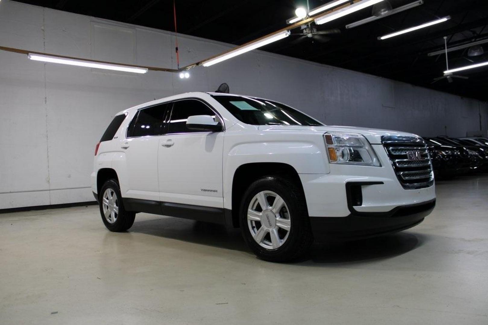 2016 Summit White /Jet Black GMC Terrain SLE-1 (2GKALMEK4G6) with an 2.4L 4-Cylinder SIDI DOHC VVT engine, Automatic transmission, located at 15300 Midway Rd., Addison, TX, 75001, (972) 702-0011, 32.958321, -96.838074 - 2016 GMC Terrain SLE-1<br>Now Available at Midway Auto Group Addison, Texas<br><br>Spacious, smooth, and impressively efficient, the 2016 GMC Terrain SLE-1 offers a refined ride with the versatility to handle both everyday errands and weekend getaways. With its upscale styling, quiet cabin, and fam - Photo#6