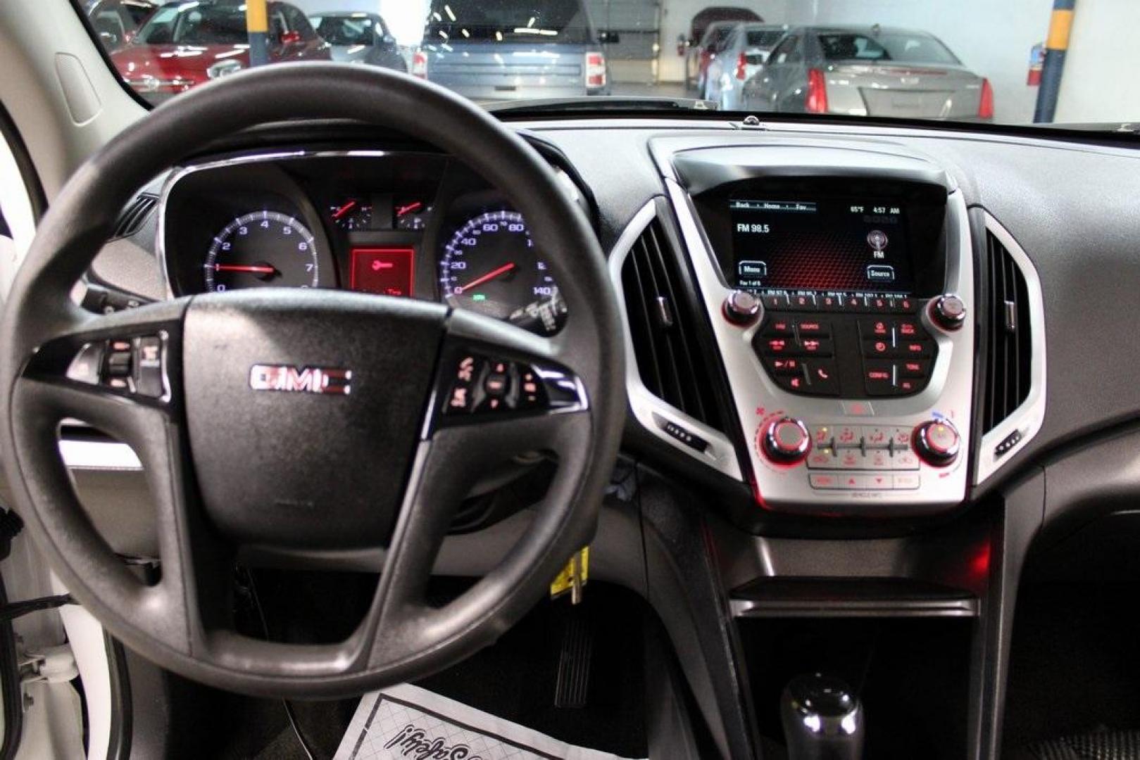 2016 Summit White /Jet Black GMC Terrain SLE-1 (2GKALMEK4G6) with an 2.4L 4-Cylinder SIDI DOHC VVT engine, Automatic transmission, located at 15300 Midway Rd., Addison, TX, 75001, (972) 702-0011, 32.958321, -96.838074 - 2016 GMC Terrain SLE-1<br>Now Available at Midway Auto Group Addison, Texas<br><br>Spacious, smooth, and impressively efficient, the 2016 GMC Terrain SLE-1 offers a refined ride with the versatility to handle both everyday errands and weekend getaways. With its upscale styling, quiet cabin, and fam - Photo#16