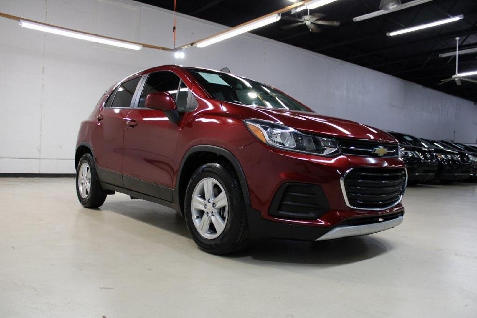 2021 Crimson Metallic /Black Chevrolet Trax LS (KL7CJKSB7MB) with an ECOTEC Turbo 1.4L VVT DOHC 4-Cyl engine, Automatic transmission, located at 15300 Midway Rd., Addison, TX, 75001, (972) 702-0011, 32.958321, -96.838074 - 2021 Chevrolet Trax LT<br>Now Available at Midway Auto Group Addison, Texas<br><br>Compact in size but big on versatility, the 2021 Chevrolet Trax LT is the perfect urban SUVeasy to maneuver, packed with modern tech, and designed for drivers who need everyday practicality with a sporty edge. Whethe - Photo#1