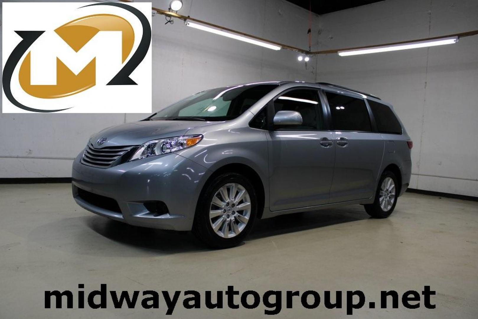2015 Silver Sky Metallic /Ash Toyota Sienna LE (5TDJK3DC0FS) with an 3.5L V6 SMPI DOHC engine, Automatic transmission, located at 15300 Midway Rd., Addison, TX, 75001, (972) 702-0011, 32.958321, -96.838074 - 2015 Toyota Sienna XLE AWD<br>Now Available at Midway Auto Group Addison, Texas<br><br>Family-focused, feature-rich, and built to lastthe 2015 Toyota Sienna XLE AWD brings together minivan practicality with premium comfort and all-weather confidence. Whether you're navigating DFW traffic or heading - Photo#0