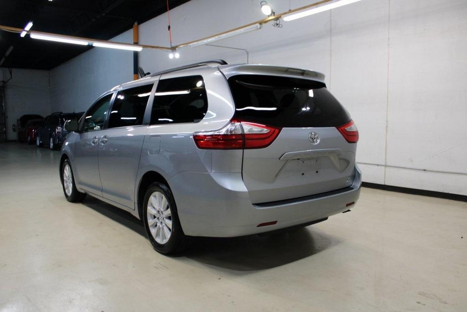 2015 Silver Sky Metallic /Ash Toyota Sienna LE (5TDJK3DC0FS) with an 3.5L V6 SMPI DOHC engine, Automatic transmission, located at 15300 Midway Rd., Addison, TX, 75001, (972) 702-0011, 32.958321, -96.838074 - 2015 Toyota Sienna XLE AWD<br>Now Available at Midway Auto Group Addison, Texas<br><br>Family-focused, feature-rich, and built to lastthe 2015 Toyota Sienna XLE AWD brings together minivan practicality with premium comfort and all-weather confidence. Whether you're navigating DFW traffic or heading - Photo#3