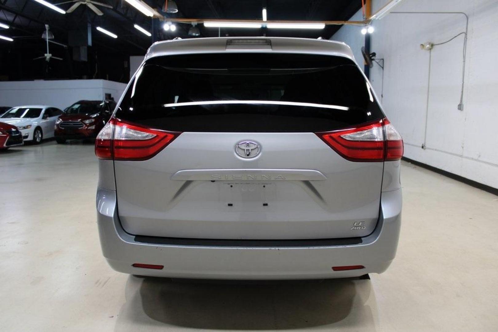 2015 Silver Sky Metallic /Ash Toyota Sienna LE (5TDJK3DC0FS) with an 3.5L V6 SMPI DOHC engine, Automatic transmission, located at 15300 Midway Rd., Addison, TX, 75001, (972) 702-0011, 32.958321, -96.838074 - 2015 Toyota Sienna XLE AWD<br>Now Available at Midway Auto Group Addison, Texas<br><br>Family-focused, feature-rich, and built to lastthe 2015 Toyota Sienna XLE AWD brings together minivan practicality with premium comfort and all-weather confidence. Whether you're navigating DFW traffic or heading - Photo#7