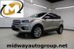 2018 White Gold /Medium Light Stone Ford Escape Titanium (1FMCU0J90JU) with an EcoBoost 2.0L I4 GTDi DOHC Turbocharged VCT engine, Automatic transmission, located at 15300 Midway Rd., Addison, TX, 75001, (972) 702-0011, 32.958321, -96.838074 - Photo#0