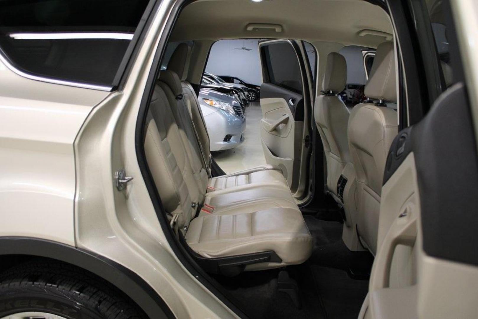 2018 White Gold /Medium Light Stone Ford Escape Titanium (1FMCU0J90JU) with an EcoBoost 2.0L I4 GTDi DOHC Turbocharged VCT engine, Automatic transmission, located at 15300 Midway Rd., Addison, TX, 75001, (972) 702-0011, 32.958321, -96.838074 - Photo#14