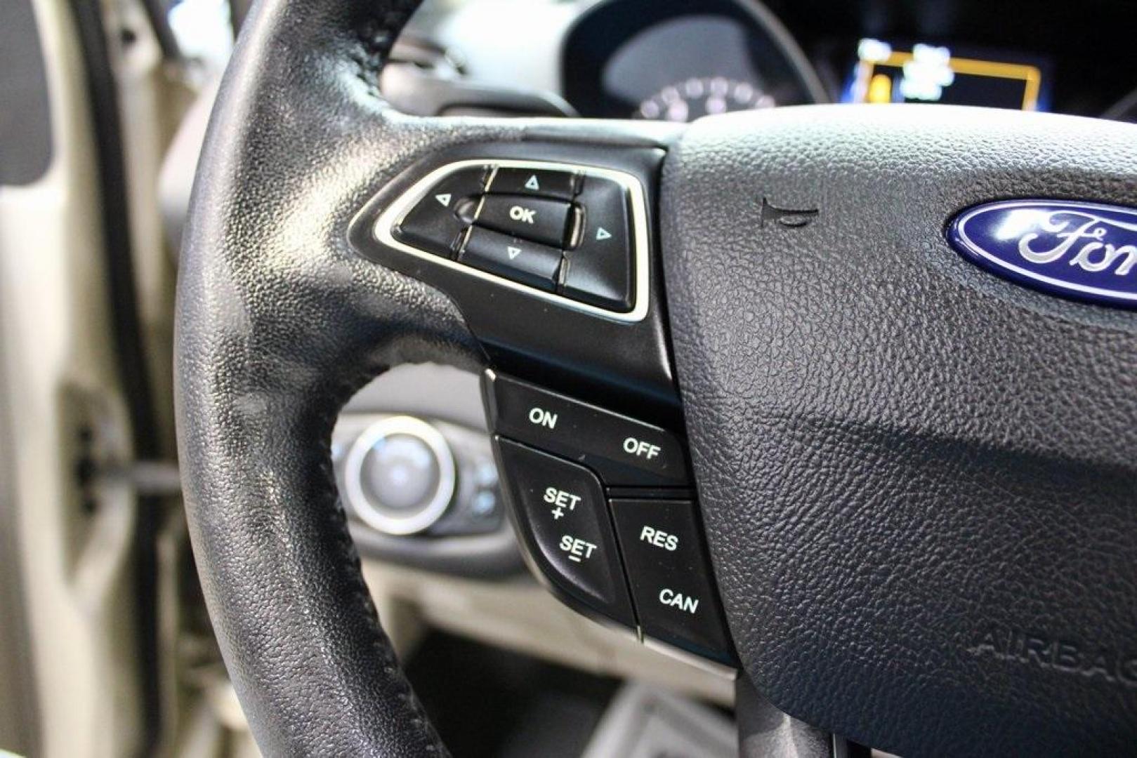 2018 White Gold /Medium Light Stone Ford Escape Titanium (1FMCU0J90JU) with an EcoBoost 2.0L I4 GTDi DOHC Turbocharged VCT engine, Automatic transmission, located at 15300 Midway Rd., Addison, TX, 75001, (972) 702-0011, 32.958321, -96.838074 - Photo#25