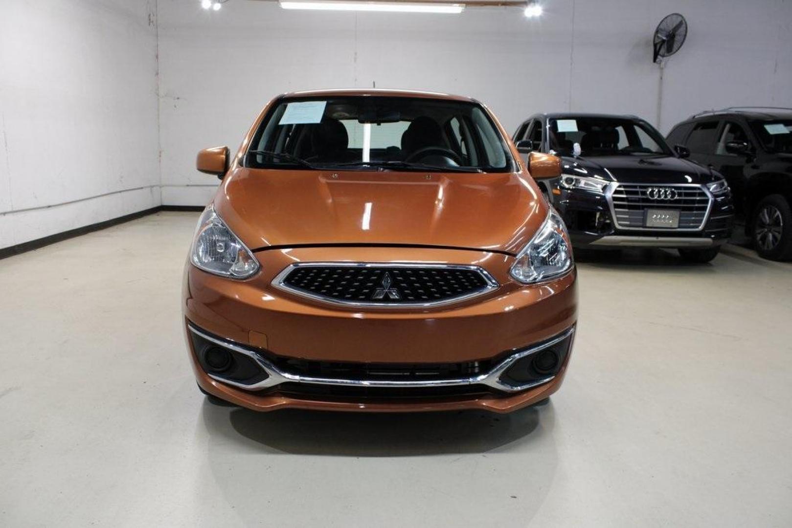 2020 Sunrise Orange Metallic /Black Mitsubishi Mirage ES (ML32A3HJ4LH) with an 1.2L 3-Cylinder DOHC MIVEC engine, CVT transmission, located at 15300 Midway Rd., Addison, TX, 75001, (972) 702-0011, 32.958321, -96.838074 - 2020 Mitsubishi Mirage ES<br>Now Available at Midway Auto Group Addison, Texas<br><br>Efficient, easy to maneuver, and surprisingly roomy, the 2020 Mitsubishi Mirage ES is a practical subcompact hatchback perfect for urban driving or budget-conscious commuters. With its impressive fuel economy and - Photo#3