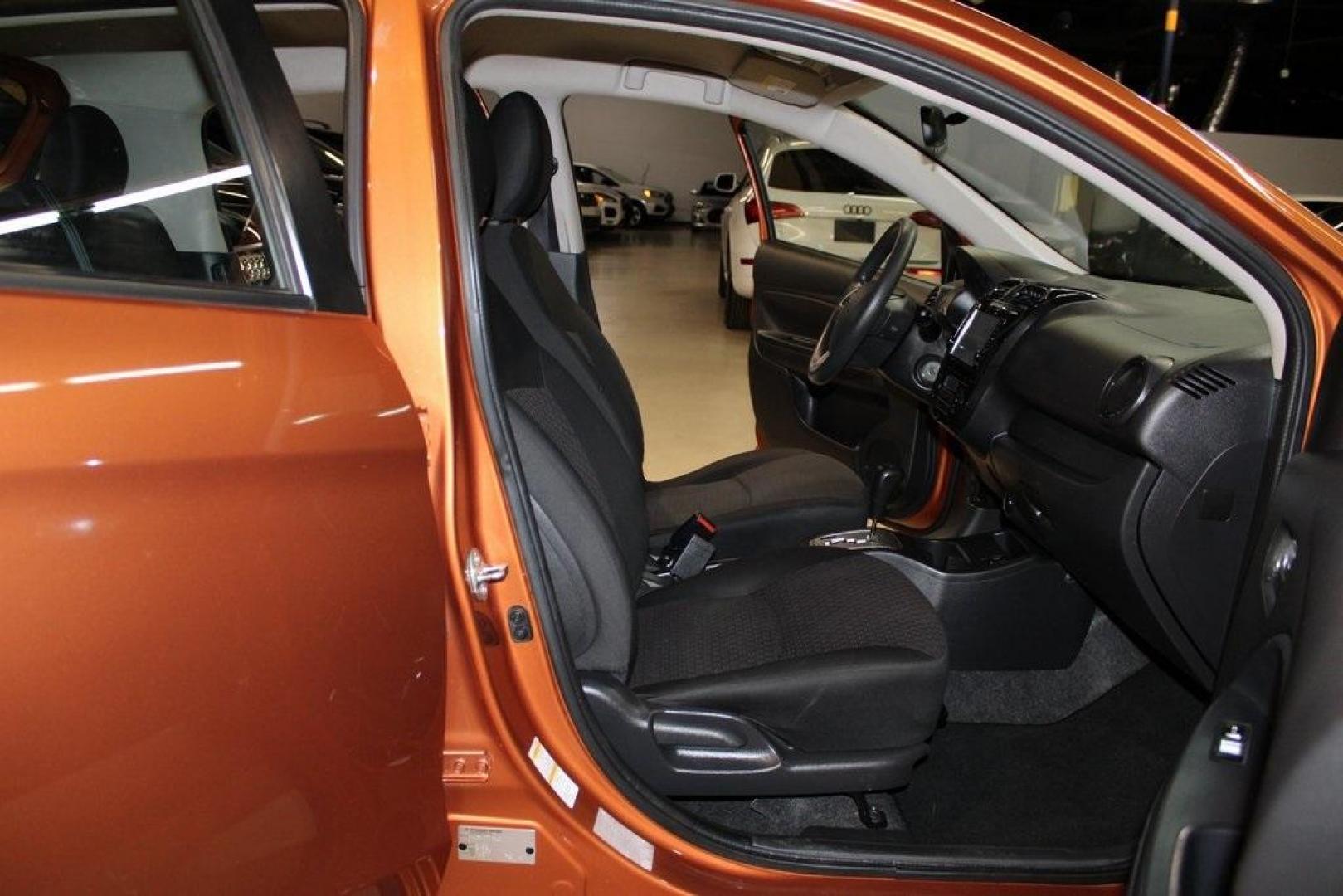 2020 Sunrise Orange Metallic /Black Mitsubishi Mirage ES (ML32A3HJ4LH) with an 1.2L 3-Cylinder DOHC MIVEC engine, CVT transmission, located at 15300 Midway Rd., Addison, TX, 75001, (972) 702-0011, 32.958321, -96.838074 - 2020 Mitsubishi Mirage ES<br>Now Available at Midway Auto Group Addison, Texas<br><br>Efficient, easy to maneuver, and surprisingly roomy, the 2020 Mitsubishi Mirage ES is a practical subcompact hatchback perfect for urban driving or budget-conscious commuters. With its impressive fuel economy and - Photo#9