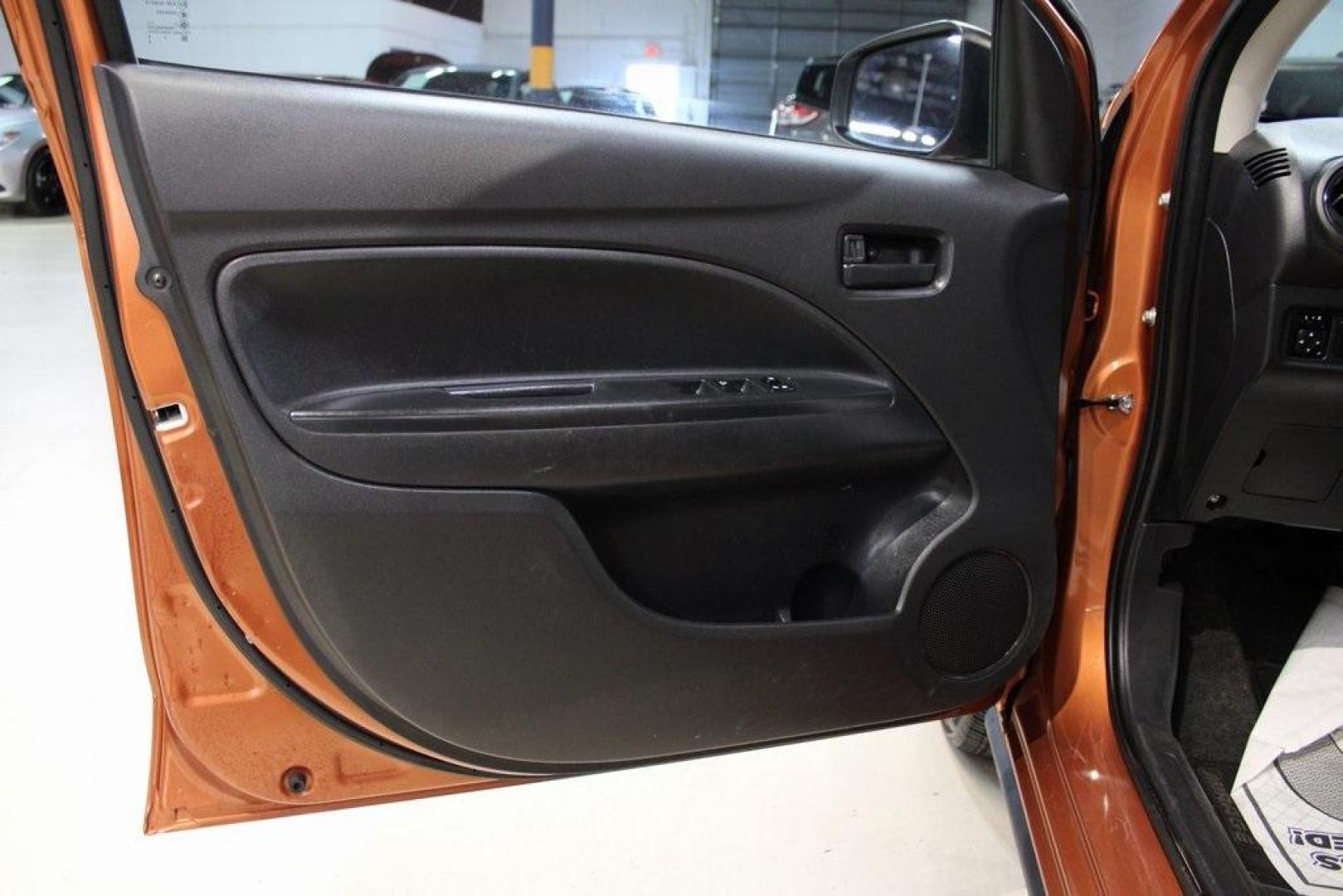 2020 Sunrise Orange Metallic /Black Mitsubishi Mirage ES (ML32A3HJ4LH) with an 1.2L 3-Cylinder DOHC MIVEC engine, CVT transmission, located at 15300 Midway Rd., Addison, TX, 75001, (972) 702-0011, 32.958321, -96.838074 - 2020 Mitsubishi Mirage ES<br>Now Available at Midway Auto Group Addison, Texas<br><br>Efficient, easy to maneuver, and surprisingly roomy, the 2020 Mitsubishi Mirage ES is a practical subcompact hatchback perfect for urban driving or budget-conscious commuters. With its impressive fuel economy and - Photo#18