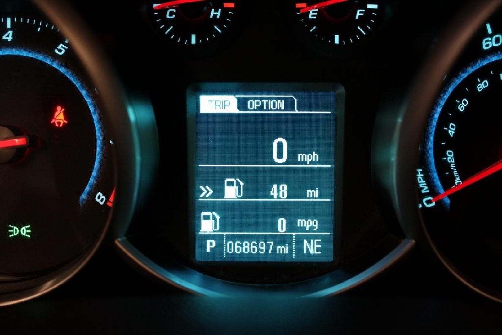 2014 Atlantis Blue Metallic /Medium Titanium Chevrolet Cruze 1LT (1G1PC5SB7E7) with an ECOTEC 1.4L I4 SMPI DOHC Turbocharged VVT engine, Automatic transmission, located at 15300 Midway Rd., Addison, TX, 75001, (972) 702-0011, 32.958321, -96.838074 - Photo#23