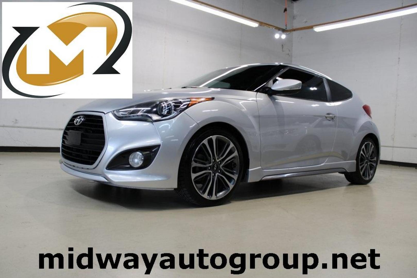 2017 Ironman Silver Metallic /Black Hyundai Veloster Turbo (KMHTC6AEXHU) with an 1.6L Turbo GDI 4-Cylinder engine, Automatic transmission, located at 15300 Midway Rd., Addison, TX, 75001, (972) 702-0011, 32.958321, -96.838074 - Photo#0