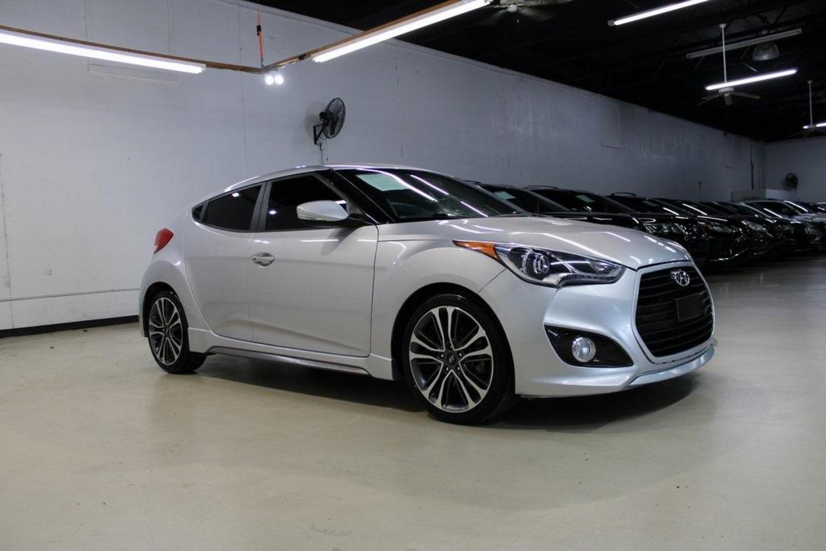 2017 Ironman Silver Metallic /Black Hyundai Veloster Turbo (KMHTC6AEXHU) with an 1.6L Turbo GDI 4-Cylinder engine, Automatic transmission, located at 15300 Midway Rd., Addison, TX, 75001, (972) 702-0011, 32.958321, -96.838074 - Photo#6