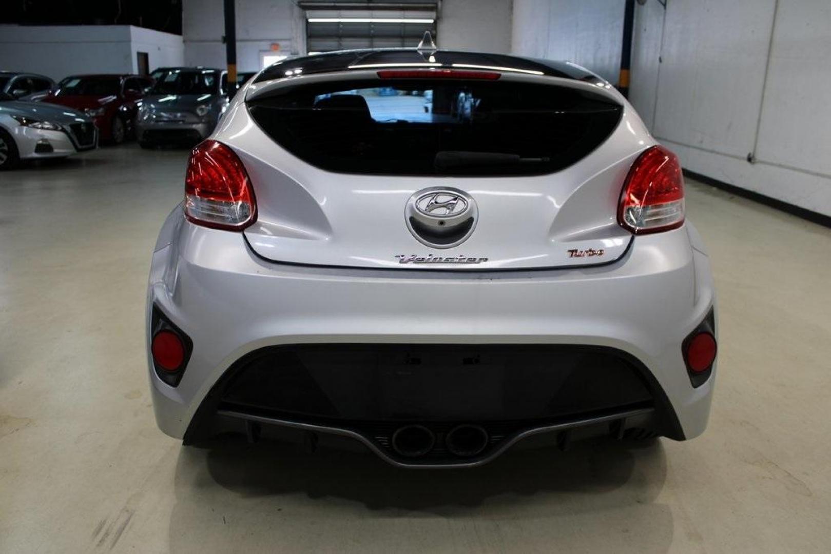 2017 Ironman Silver Metallic /Black Hyundai Veloster Turbo (KMHTC6AEXHU) with an 1.6L Turbo GDI 4-Cylinder engine, Automatic transmission, located at 15300 Midway Rd., Addison, TX, 75001, (972) 702-0011, 32.958321, -96.838074 - Photo#7