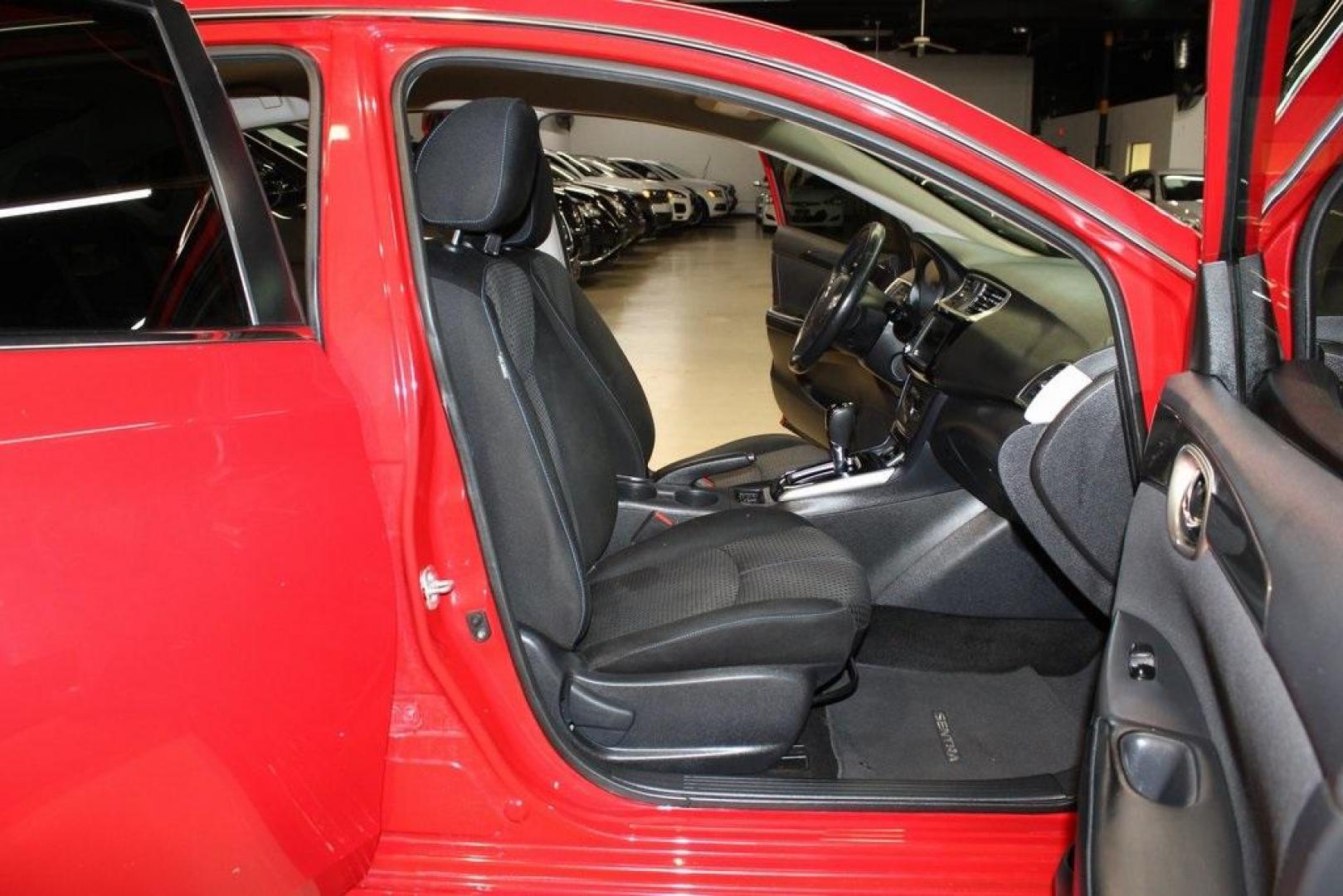 2019 Red Alert /Charcoal Nissan Sentra SR (3N1AB7AP9KY) with an 1.8L 4-Cylinder DOHC 16V engine, CVT transmission, located at 15300 Midway Rd., Addison, TX, 75001, (972) 702-0011, 32.958321, -96.838074 - Photo#14