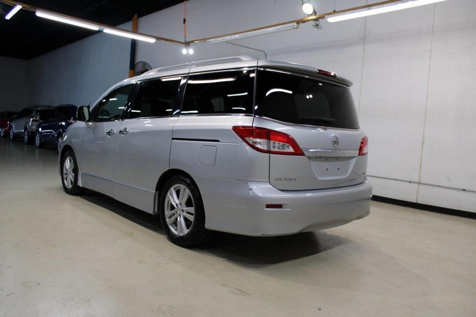 2012 Brilliant Silver Metallic /Gray Nissan Quest 3.5 LE (JN8AE2KP7C9) with an 3.5L V6 DOHC 24V engine, CVT transmission, located at 15300 Midway Rd., Addison, TX, 75001, (972) 702-0011, 32.958321, -96.838074 - Photo#3