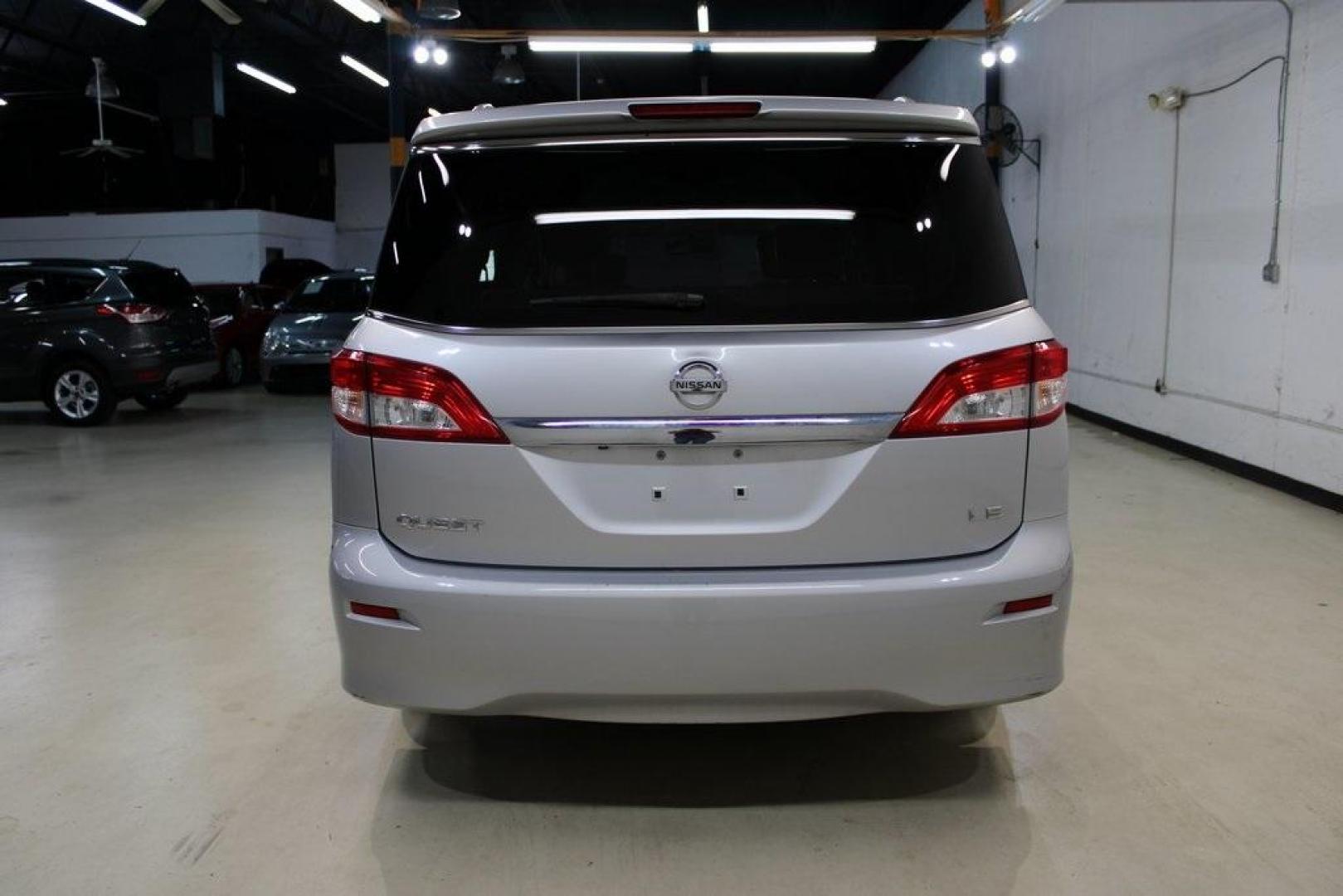 2012 Brilliant Silver Metallic /Gray Nissan Quest 3.5 LE (JN8AE2KP7C9) with an 3.5L V6 DOHC 24V engine, CVT transmission, located at 15300 Midway Rd., Addison, TX, 75001, (972) 702-0011, 32.958321, -96.838074 - Photo#7