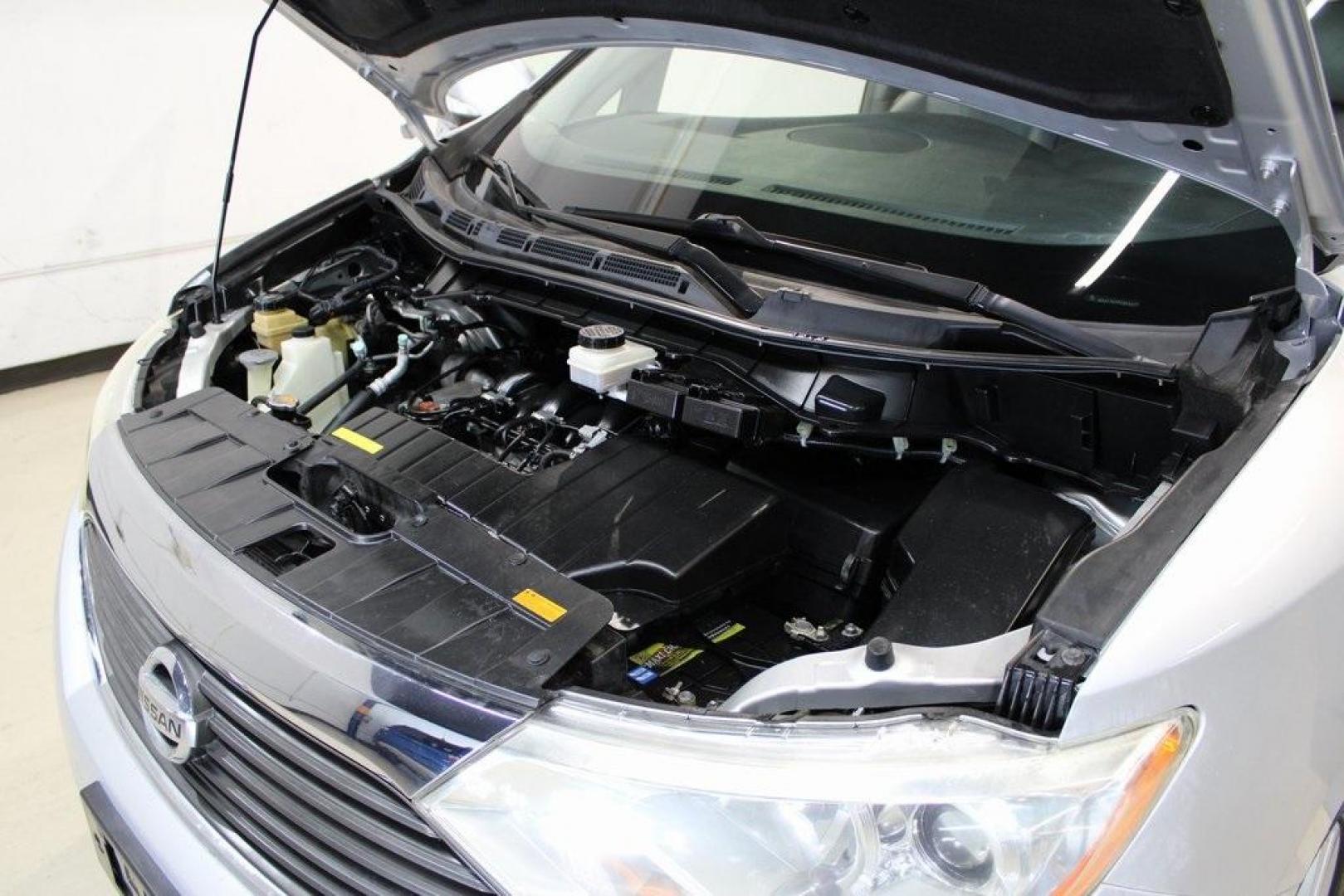 2012 Brilliant Silver Metallic /Gray Nissan Quest 3.5 LE (JN8AE2KP7C9) with an 3.5L V6 DOHC 24V engine, CVT transmission, located at 15300 Midway Rd., Addison, TX, 75001, (972) 702-0011, 32.958321, -96.838074 - Photo#33