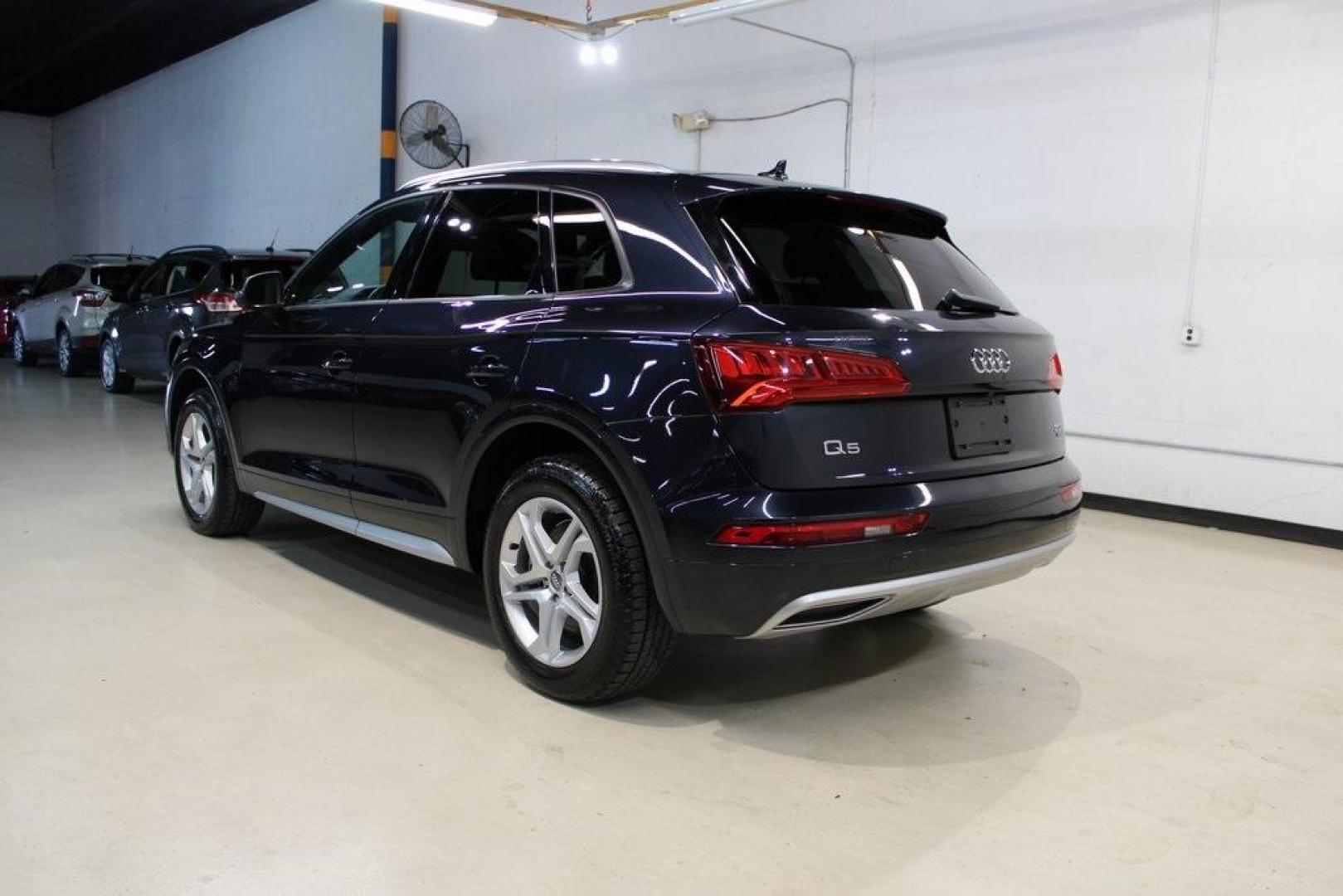2018 Moonlight Blue /Brown Audi Q5 2.0T (WA1ANAFY4J2) with an 2.0L TFSI engine, Automatic transmission, located at 15300 Midway Rd., Addison, TX, 75001, (972) 702-0011, 32.958321, -96.838074 - Photo#2