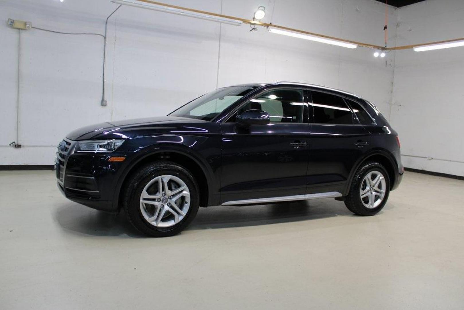 2018 Moonlight Blue /Brown Audi Q5 2.0T (WA1ANAFY4J2) with an 2.0L TFSI engine, Automatic transmission, located at 15300 Midway Rd., Addison, TX, 75001, (972) 702-0011, 32.958321, -96.838074 - Photo#3