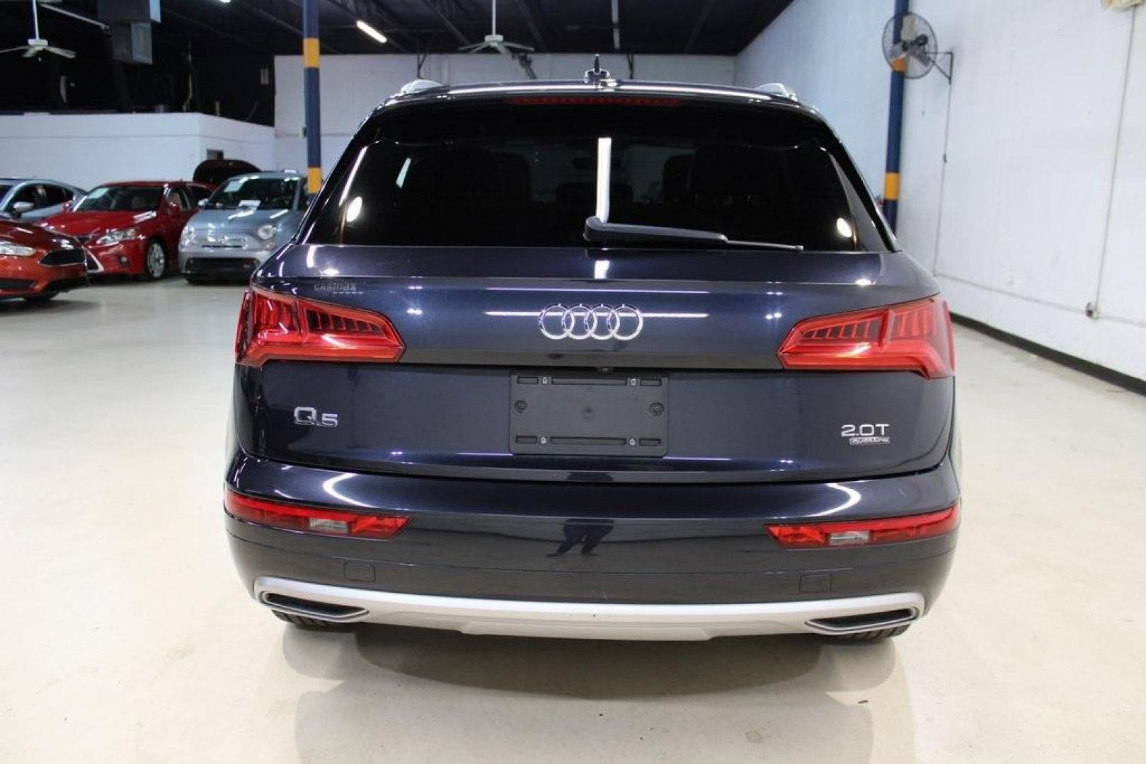 2018 Moonlight Blue /Brown Audi Q5 2.0T (WA1ANAFY4J2) with an 2.0L TFSI engine, Automatic transmission, located at 15300 Midway Rd., Addison, TX, 75001, (972) 702-0011, 32.958321, -96.838074 - Photo#4