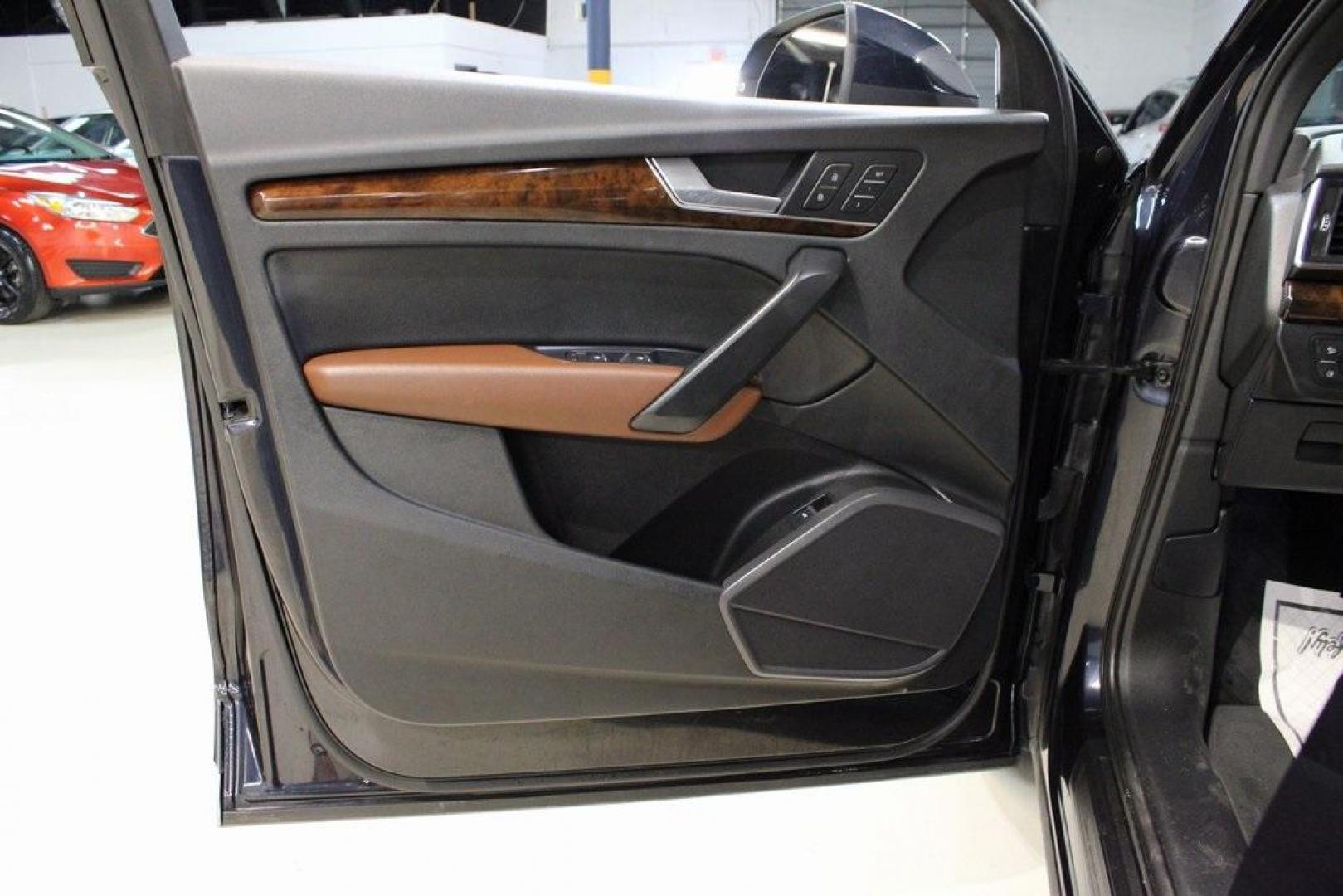 2018 Moonlight Blue /Brown Audi Q5 2.0T (WA1ANAFY4J2) with an 2.0L TFSI engine, Automatic transmission, located at 15300 Midway Rd., Addison, TX, 75001, (972) 702-0011, 32.958321, -96.838074 - Photo#23