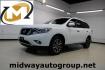 2015 Glacier White /Charcoal Nissan Pathfinder SV (5N1AR2MM9FC) with an 3.5L V6 engine, CVT transmission, located at 15300 Midway Rd., Addison, TX, 75001, (972) 702-0011, 32.958321, -96.838074 - 2015 Nissan Pathfinder SV<br>Now Available at Midway Auto Group Addison, Texas<br><br>Roomy, capable, and family-approved, the 2015 Nissan Pathfinder SV delivers the comfort, versatility, and power you need in a midsize SUV. With three rows of seating, a smooth V6 engine, and user-friendly tech, th - Photo#0