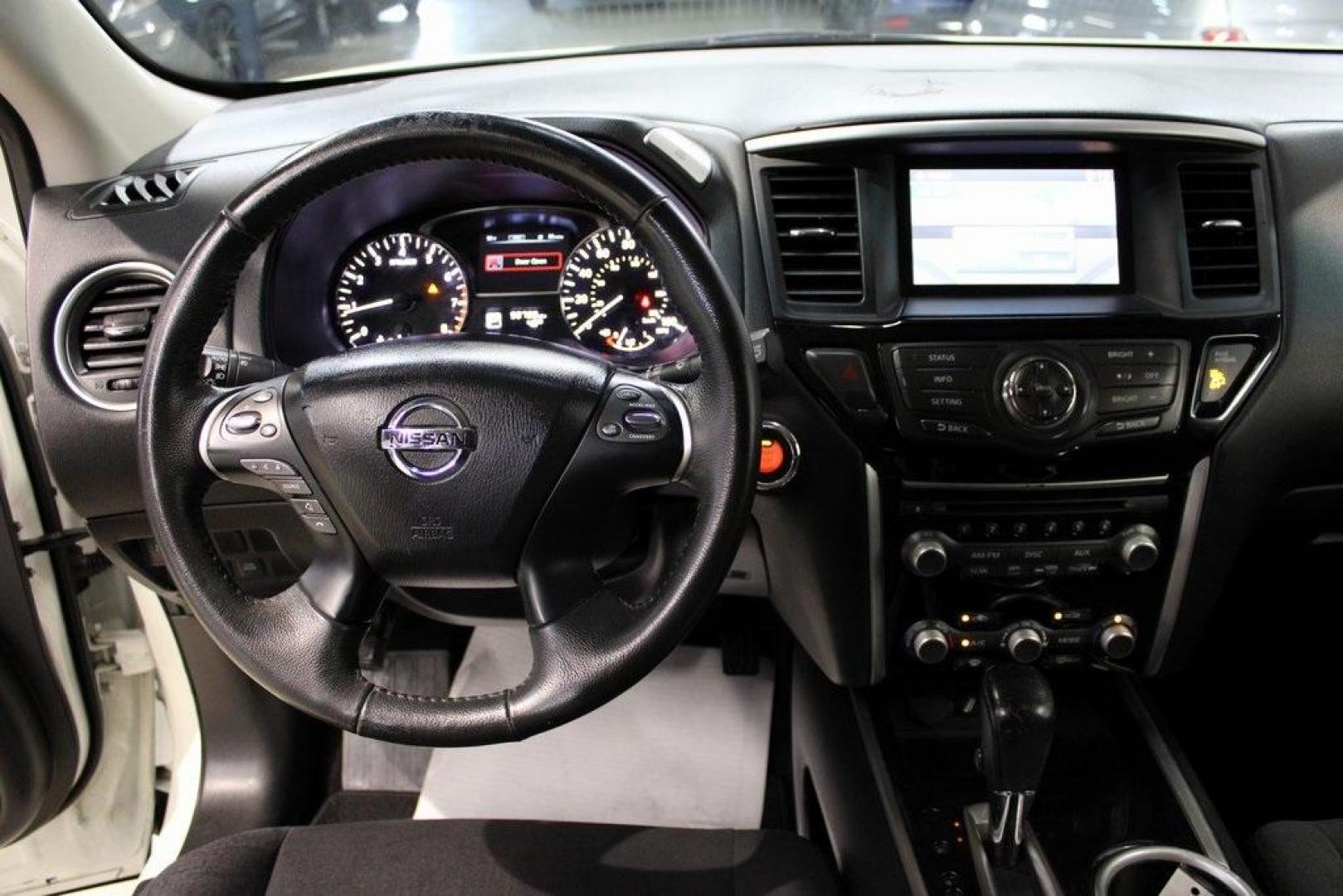 2015 Glacier White /Charcoal Nissan Pathfinder SV (5N1AR2MM9FC) with an 3.5L V6 engine, CVT transmission, located at 15300 Midway Rd., Addison, TX, 75001, (972) 702-0011, 32.958321, -96.838074 - 2015 Nissan Pathfinder SV<br>Now Available at Midway Auto Group Addison, Texas<br><br>Roomy, capable, and family-approved, the 2015 Nissan Pathfinder SV delivers the comfort, versatility, and power you need in a midsize SUV. With three rows of seating, a smooth V6 engine, and user-friendly tech, th - Photo#19
