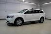 2017 Vice White /Lt Frost Beige/Black Dodge Journey SE (3C4PDCAB7HT) with an 2.4L I4 DOHC 16V Dual VVT engine, Automatic transmission, located at 15300 Midway Rd., Addison, TX, 75001, (972) 702-0011, 32.958321, -96.838074 - Photo#4
