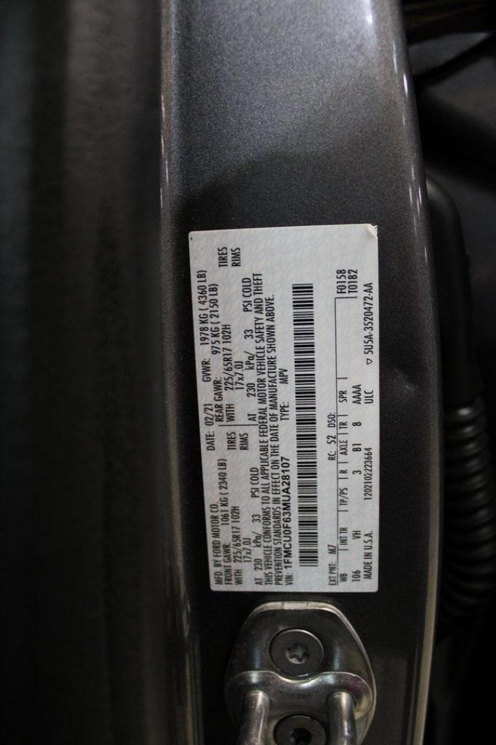 2021 Gray /Ebony Ford Escape S (1FMCU0F63MU) with an 1.5L EcoBoost engine, Automatic transmission, located at 15300 Midway Rd., Addison, TX, 75001, (972) 702-0011, 32.958321, -96.838074 - Photo#26