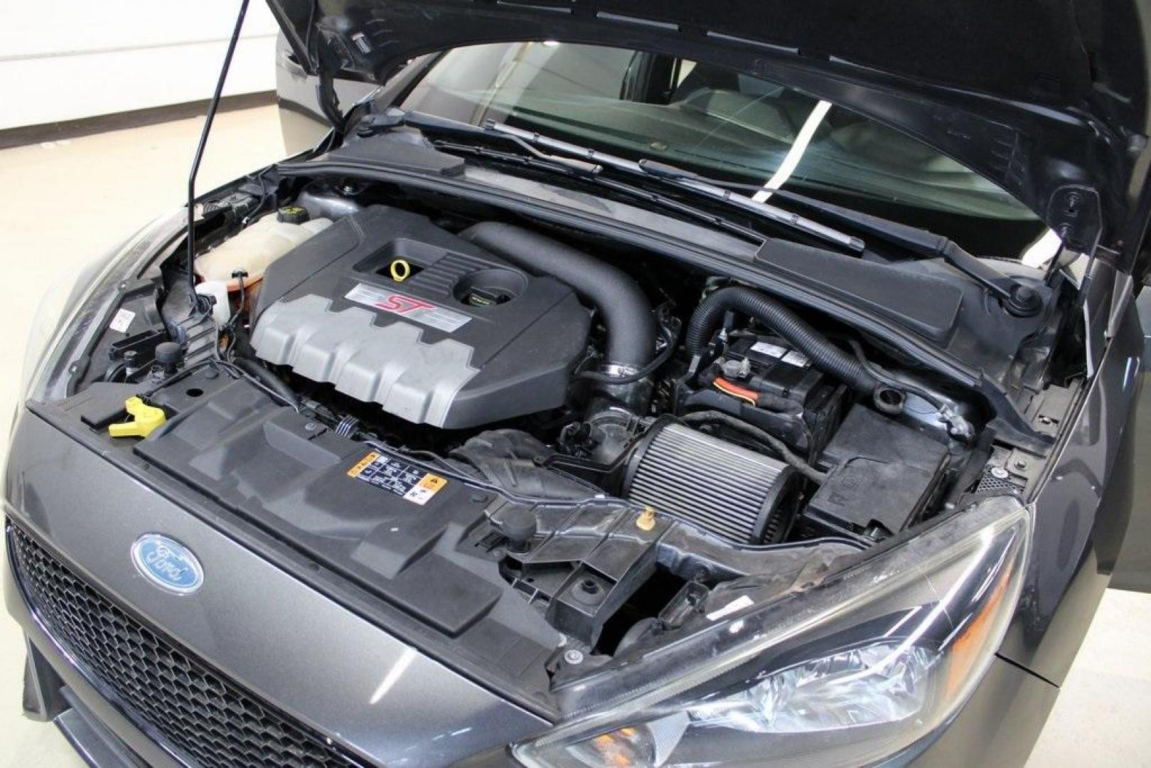 2017 Magnetic /Black Ford Focus ST (1FADP3L94HL) with an 2.0L GTDi engine, Manual transmission, located at 15300 Midway Rd., Addison, TX, 75001, (972) 702-0011, 32.958321, -96.838074 - Photo#29