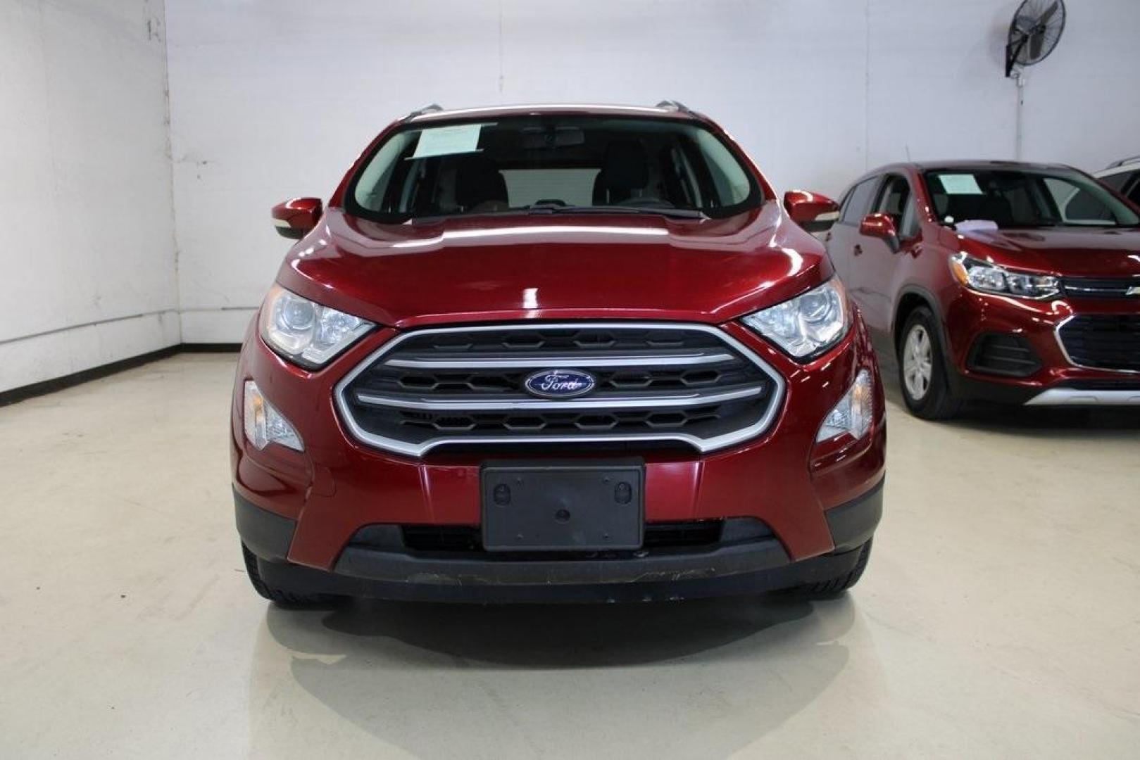 2021 Ruby Red Metallic Tinted Clearcoat /Ebony Black Ford EcoSport SE (MAJ3S2GE5MC) with an EcoBoost 1.0L I3 GTDi DOHC Turbocharged VCT engine, Automatic transmission, located at 15300 Midway Rd., Addison, TX, 75001, (972) 702-0011, 32.958321, -96.838074 - Photo#5