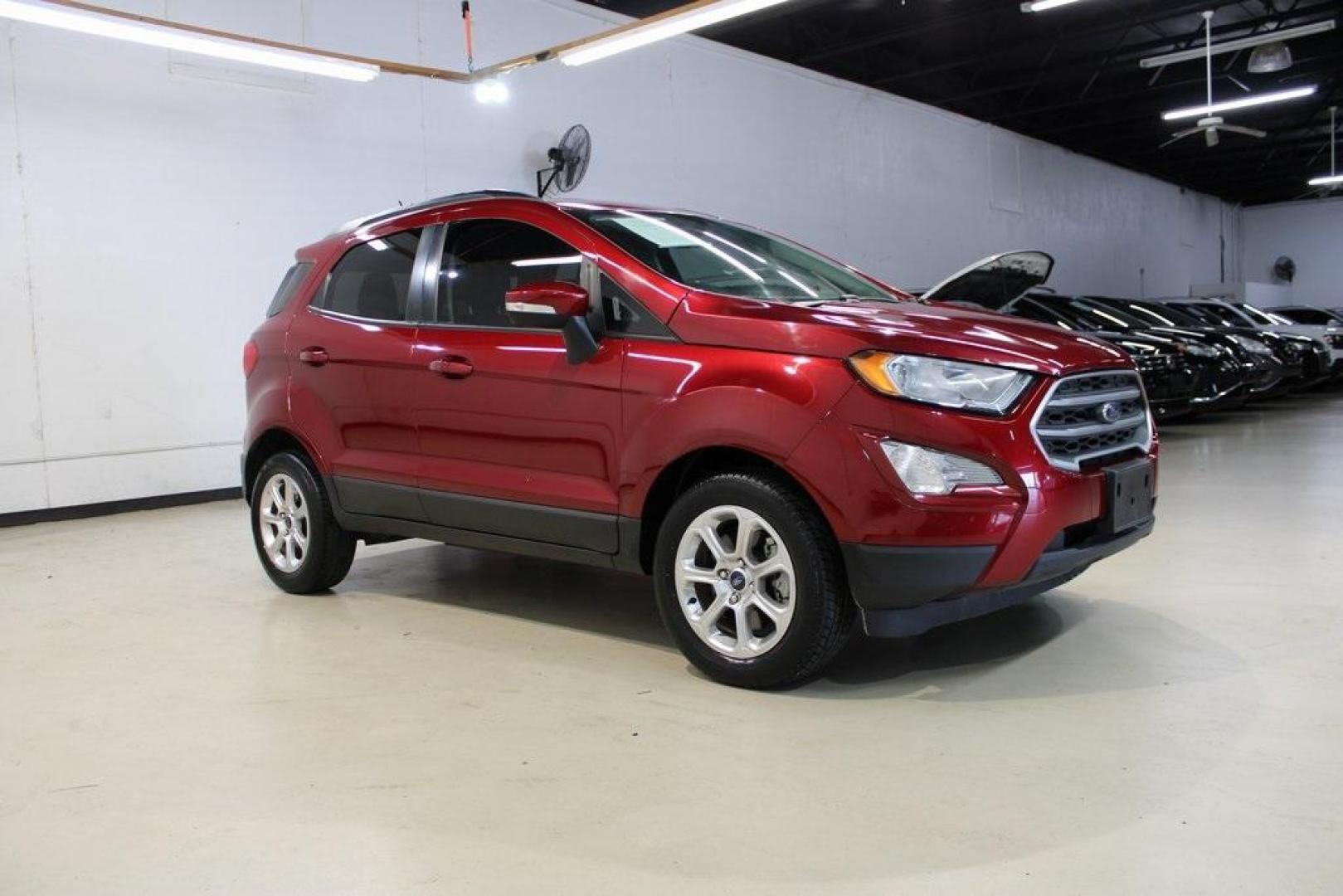 2021 Ruby Red Metallic Tinted Clearcoat /Ebony Black Ford EcoSport SE (MAJ3S2GE5MC) with an EcoBoost 1.0L I3 GTDi DOHC Turbocharged VCT engine, Automatic transmission, located at 15300 Midway Rd., Addison, TX, 75001, (972) 702-0011, 32.958321, -96.838074 - Photo#6