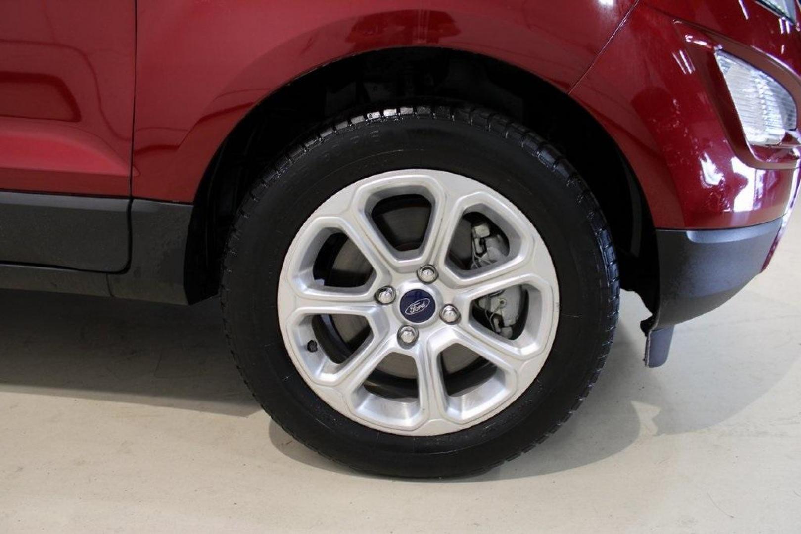 2021 Ruby Red Metallic Tinted Clearcoat /Ebony Black Ford EcoSport SE (MAJ3S2GE5MC) with an EcoBoost 1.0L I3 GTDi DOHC Turbocharged VCT engine, Automatic transmission, located at 15300 Midway Rd., Addison, TX, 75001, (972) 702-0011, 32.958321, -96.838074 - Photo#11