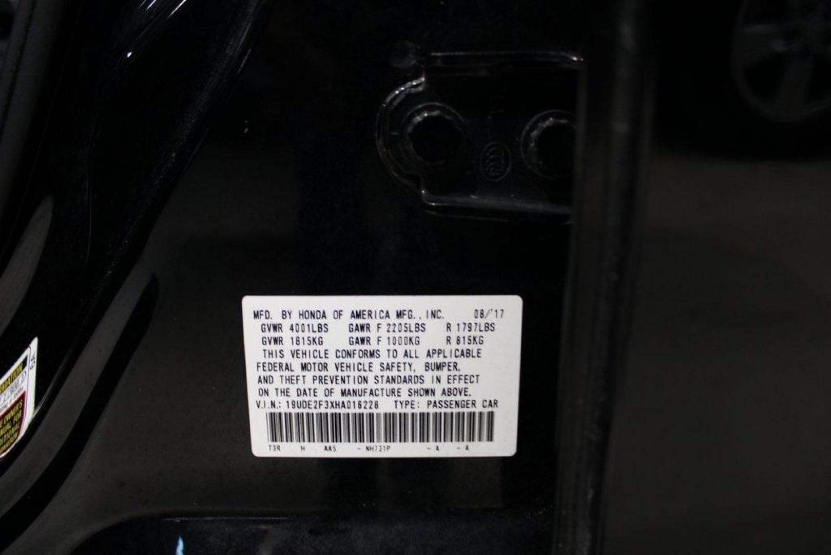 2017 Crystal Black Pearl /Ebony Acura ILX 2.4L (19UDE2F3XHA) with an I4 engine, Automatic transmission, located at 15300 Midway Rd., Addison, TX, 75001, (972) 702-0011, 32.958321, -96.838074 - Photo#30