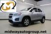 2016 Silver Ice Metallic /Jet Black Chevrolet Trax LT (KL7CJLSB6GB) with an ECOTEC 1.4L I4 SMPI DOHC Turbocharged VVT engine, Automatic transmission, located at 15300 Midway Rd., Addison, TX, 75001, (972) 702-0011, 32.958321, -96.838074 - 2016 Chevrolet Trax LT<br>Now Available at Midway Auto Group Addison, Texas<br><br>Compact, efficient, and city-smart, the 2016 Chevrolet Trax LT is a versatile small SUV built for drivers who need modern tech, nimble handling, and flexible spaceall without sacrificing comfort. Whether you're navig - Photo#0
