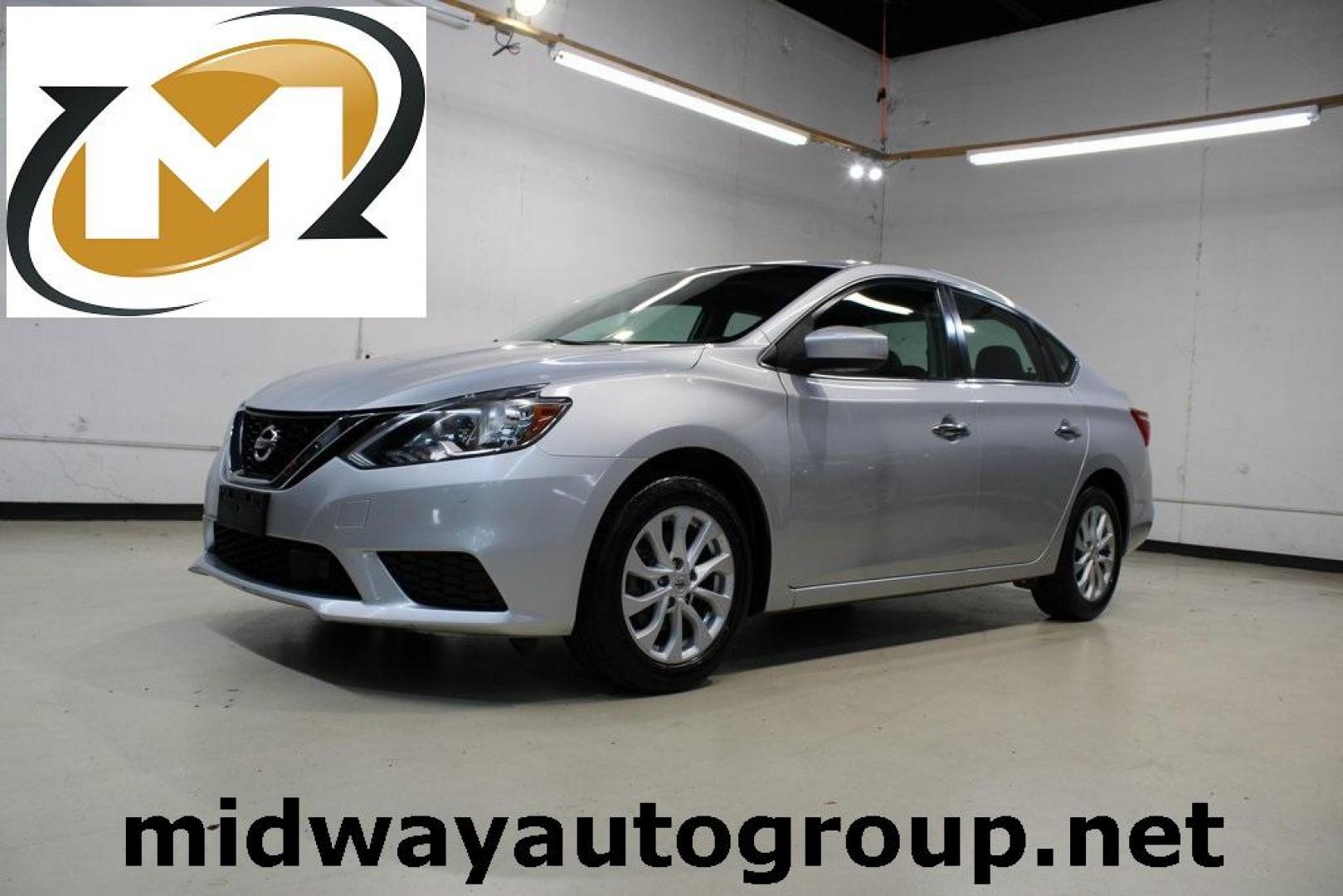 2019 Brilliant Silver Metallic /Charcoal Nissan Sentra SV (3N1AB7AP6KY) with an 1.8L 4-Cylinder DOHC 16V engine, CVT transmission, located at 15300 Midway Rd., Addison, TX, 75001, (972) 702-0011, 32.958321, -96.838074 - 2019 Nissan Sentra SV<br>Now Available at Midway Auto Group Addison, Texas<br><br>Efficient, reliable, and tech-savvythe 2019 Nissan Sentra SV is the perfect sedan for daily driving, weekend errands, and everything in between. With sleek styling, excellent fuel economy, and a comfortable interior p - Photo#0