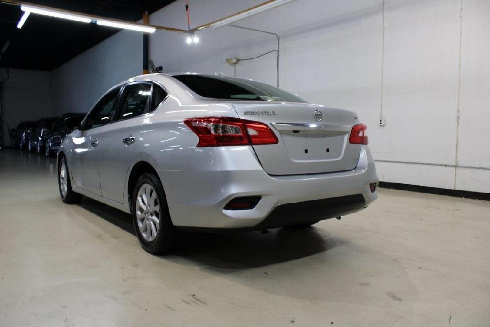 2019 Brilliant Silver Metallic /Charcoal Nissan Sentra SV (3N1AB7AP6KY) with an 1.8L 4-Cylinder DOHC 16V engine, CVT transmission, located at 15300 Midway Rd., Addison, TX, 75001, (972) 702-0011, 32.958321, -96.838074 - 2019 Nissan Sentra SV<br>Now Available at Midway Auto Group Addison, Texas<br><br>Efficient, reliable, and tech-savvythe 2019 Nissan Sentra SV is the perfect sedan for daily driving, weekend errands, and everything in between. With sleek styling, excellent fuel economy, and a comfortable interior p - Photo#3
