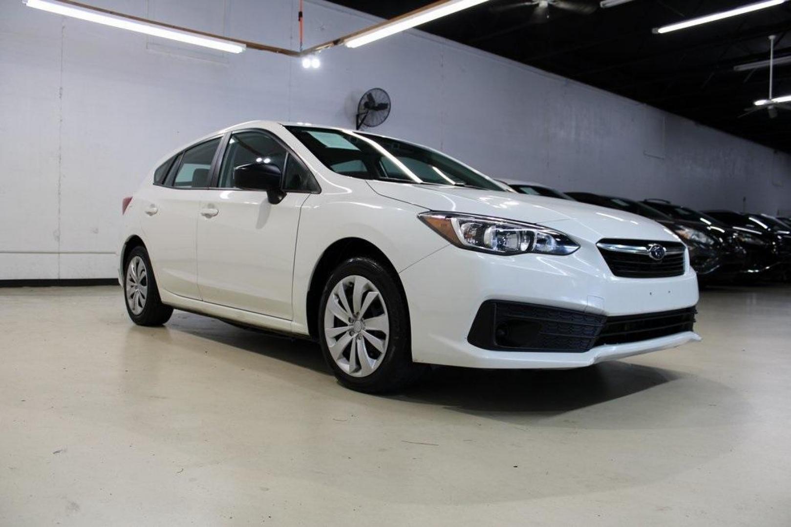 2020 Whc /Ivory Subaru Impreza Base (4S3GTAB6XL3) with an 2.0L DOHC engine, CVT transmission, located at 15300 Midway Rd., Addison, TX, 75001, (972) 702-0011, 32.958321, -96.838074 - 2020 Subaru Impreza Base 5-Door AWD<br>Now Available at Midway Auto Group Addison, Texas<br><br>Reliable, versatile, and built for all-season confidence, the 2020 Subaru Impreza 5-Door offers the practicality of a hatchback with standard Symmetrical All-Wheel Drivea feature rarely found in its clas - Photo#1