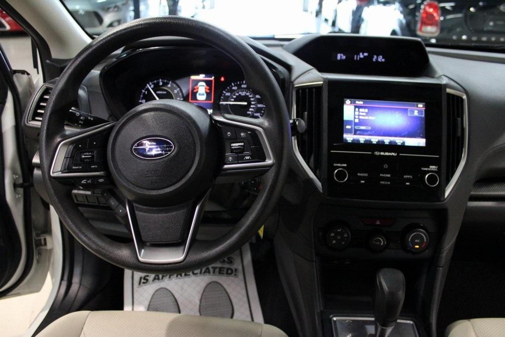2020 Whc /Ivory Subaru Impreza Base (4S3GTAB6XL3) with an 2.0L DOHC engine, CVT transmission, located at 15300 Midway Rd., Addison, TX, 75001, (972) 702-0011, 32.958321, -96.838074 - 2020 Subaru Impreza Base 5-Door AWD<br>Now Available at Midway Auto Group Addison, Texas<br><br>Reliable, versatile, and built for all-season confidence, the 2020 Subaru Impreza 5-Door offers the practicality of a hatchback with standard Symmetrical All-Wheel Drivea feature rarely found in its clas - Photo#17