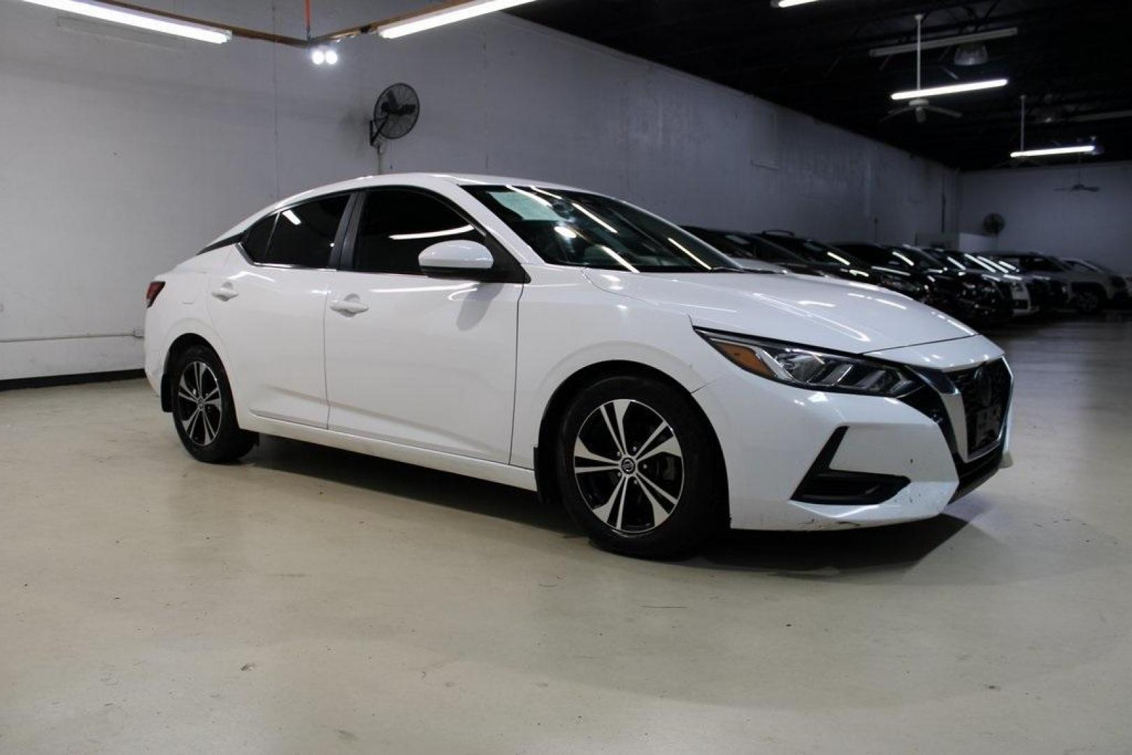 2020 Fresh Powder /Charcoal Nissan Sentra SV (3N1AB8CV7LY) with an 2.0L DOHC engine, CVT transmission, located at 15300 Midway Rd., Addison, TX, 75001, (972) 702-0011, 32.958321, -96.838074 - 2020 Nissan Sentra SV<br>Now Available at Midway Auto Group Addison, Texas<br><br>Sporty styling, modern tech, and exceptional fuel efficiency come together in the 2020 Nissan Sentra SV. This well-equipped compact sedan delivers a premium driving experience with sharp handling, a refined interior, - Photo#6